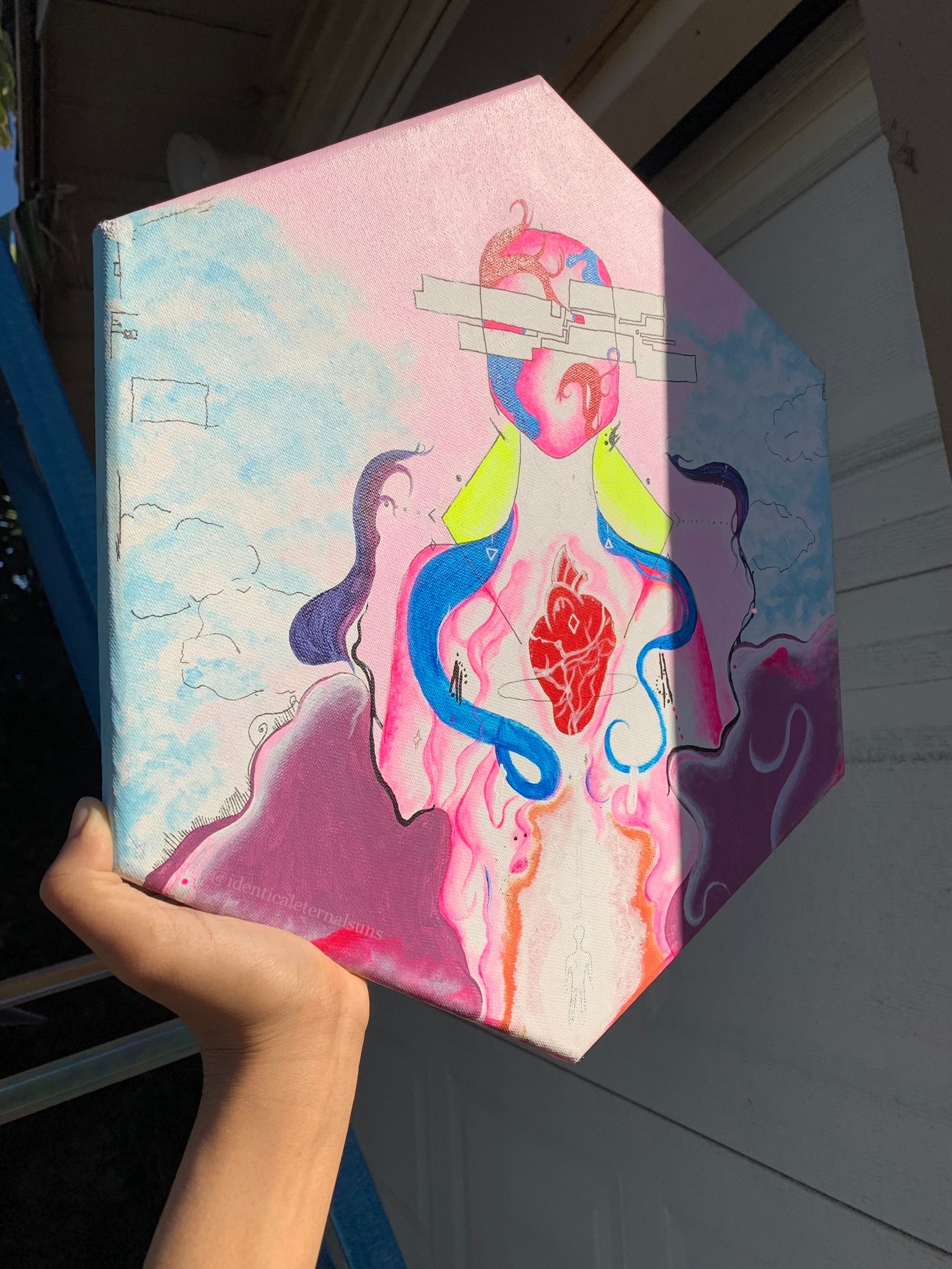 Monadic Integration Original Painting