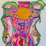 Face beauty, angelic, angelic realms, otherworldly, sketch, heavenly, angel, face divinities, identicaleternalsuns, beautiful creatures, odd core, sacred, spiritual, divine, grace, creature, trippy, heavenly specimen, angel face, brilliance, drawing, ecstatic, glorious, love, precious, spiritual, new earth, pretty entities, DenleyTwins, Mixed media drawings, colorful drawings, detailed art, artwork, art design, Face 3, whimsical illustrations, alien drawing, alien creature art, creature drawing, bizarre art
