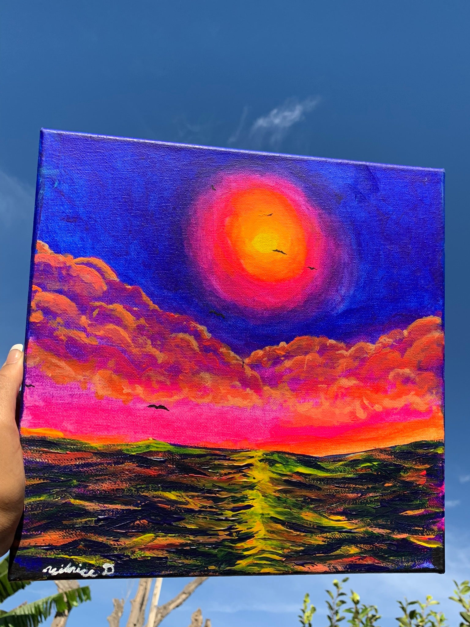 colorful landscape, colorful seascape, colorful landscape painting, colorful seascape, magenta, golden and aquamarine blue painting, calm serene warm colorful ocean painting, colorful ocean painting for sale, colorful ocean art, colorful seascape painting for sale, colorful seascape art, threefold flame ocean art, threefold flame, triflame, colorful oceans room decor, Identicaleternalsuns, rainbowocean, healing waters, tranquility art, meditation art.