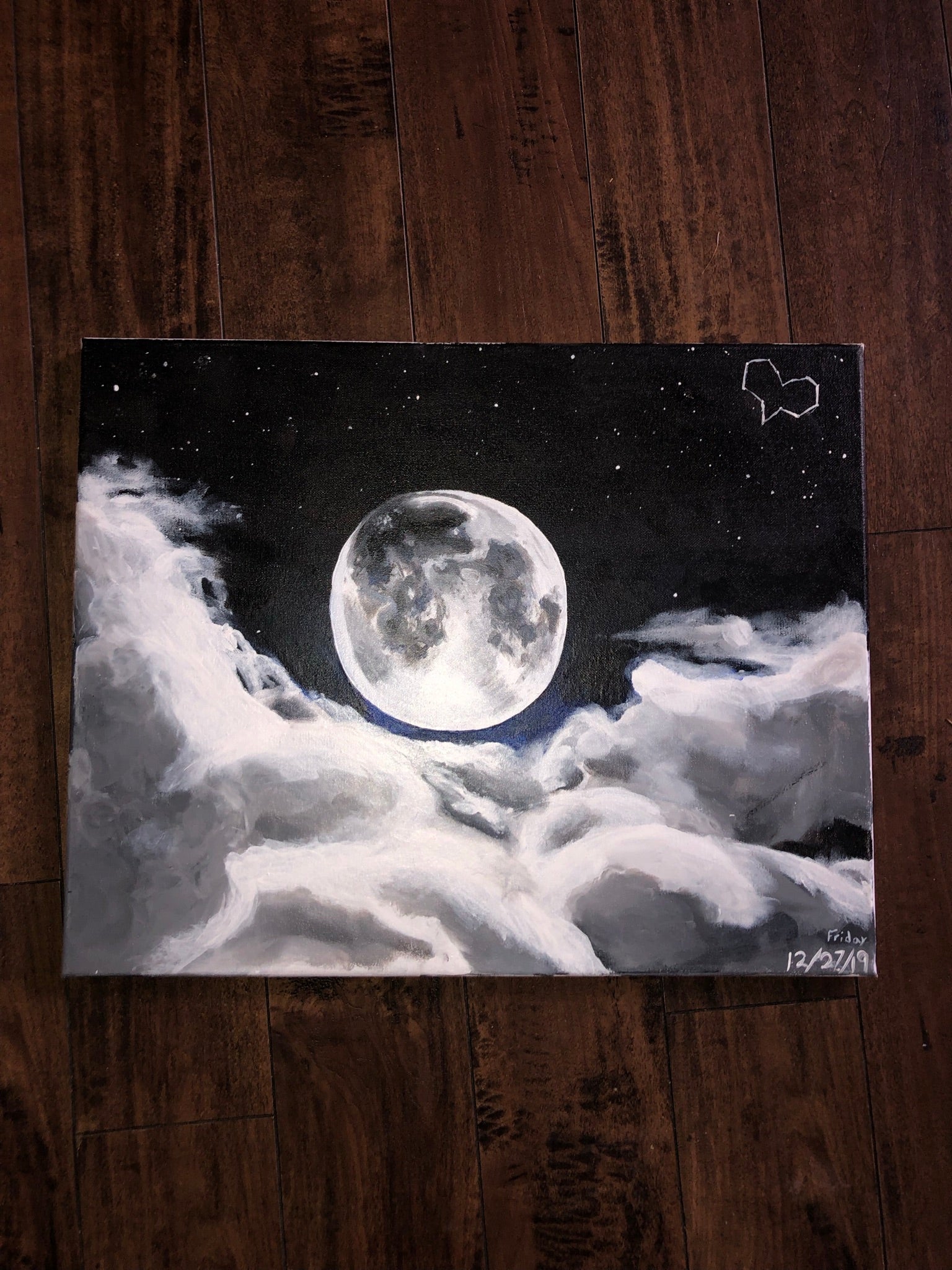Moonlight in the Midnight Hour Original Painting