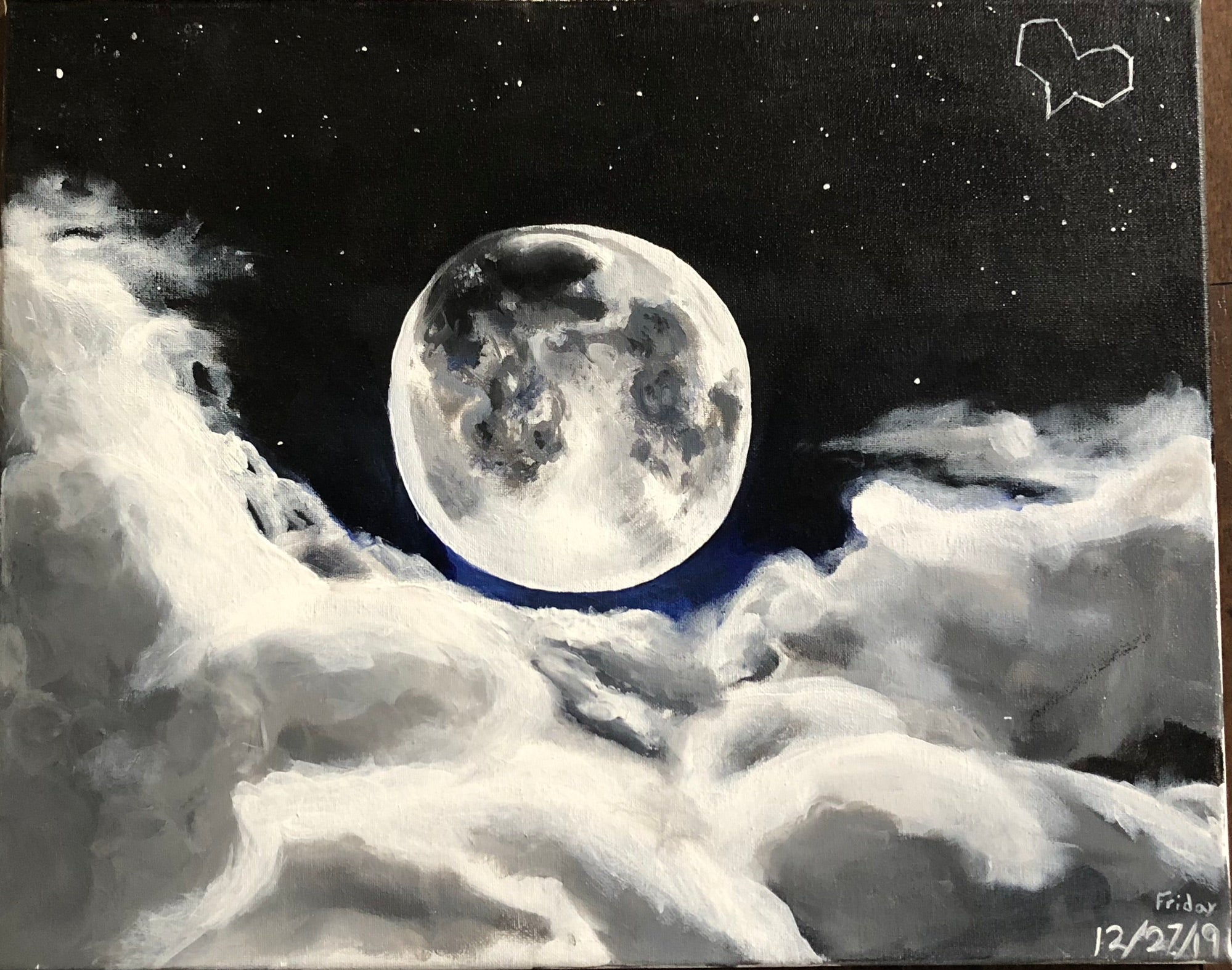Moonlight in the Midnight Hour Original Painting