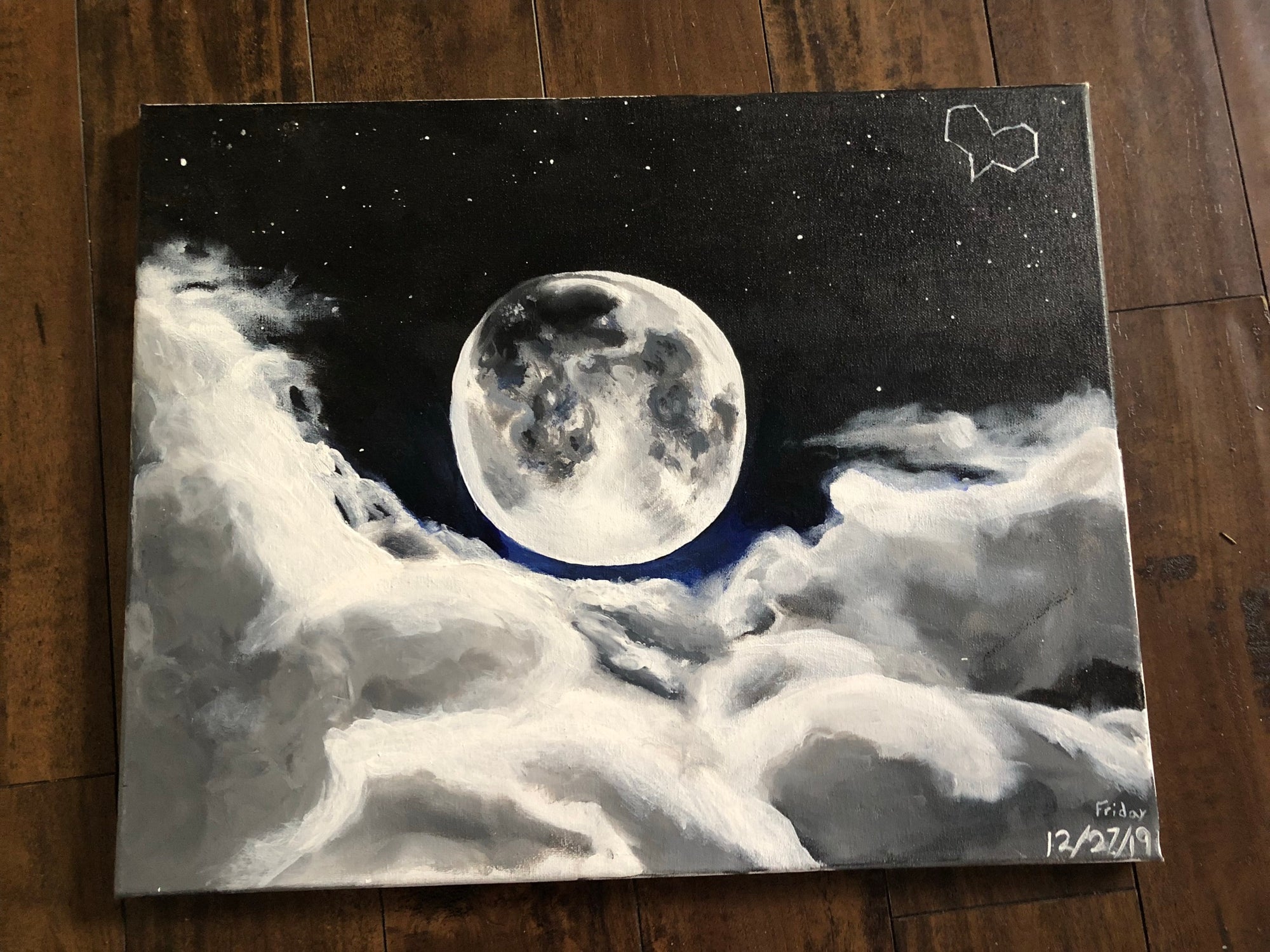 Moonlight in the Midnight Hour Original Painting