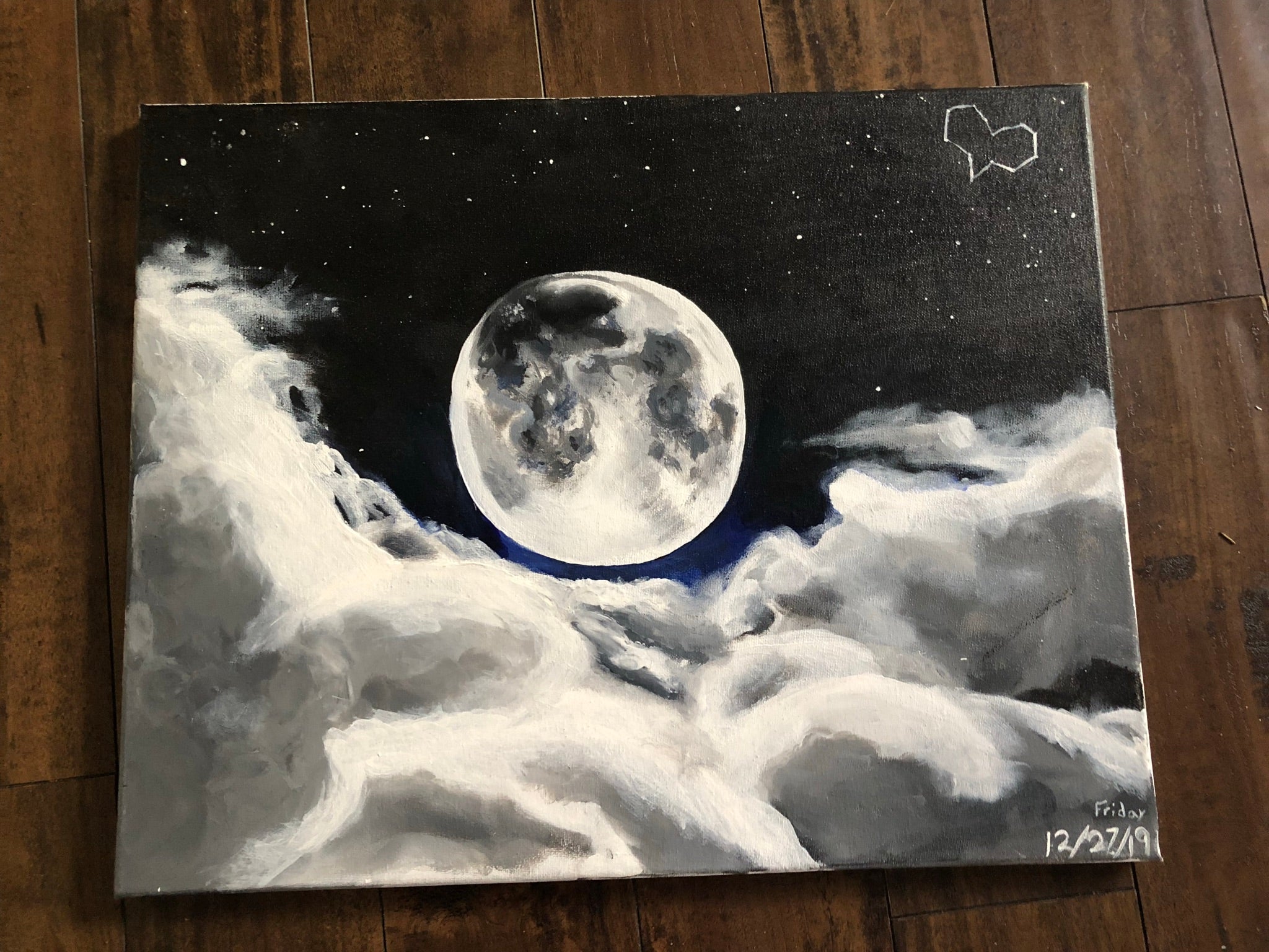 Moonlight in the Midnight Hour Original Painting