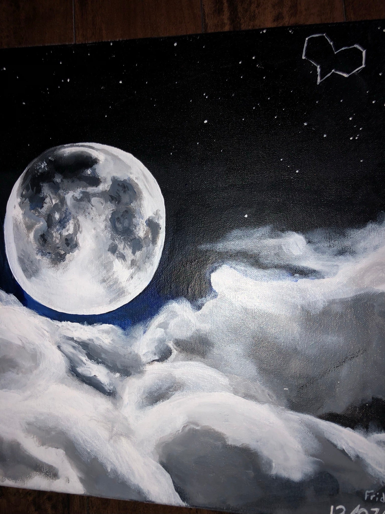 Moonlight in the Midnight Hour Original Painting