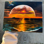 Solar Seashores, Solar Seashores original seascape painting, realistic sunset ocean landscape painting. A seascape sunset by the ocean realistic painting. Sunset by the Ocean artwork. Sunset by the Sea painting for sale. Solar Ocean canvas artwork. Seascape painting. Original Sunset painting. Sunset artwork. Nature landscapes. Sunset landscape painting. Sunset by the seashores landscape artwork. Solar seashores art painting, Identicaleternalsuns