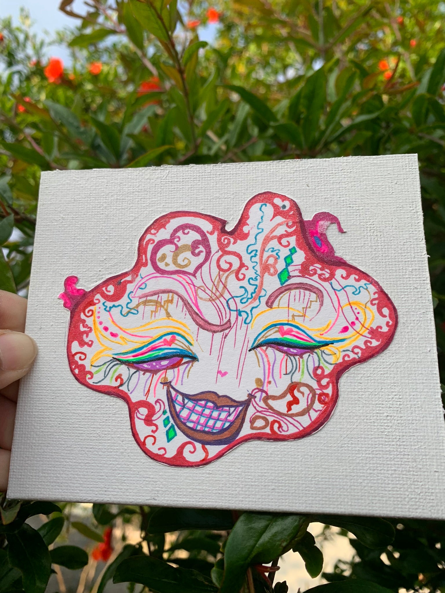 Heavenly Specimen Face #23 Drawing, Angelic realms, otherworldly, heavenly, angel face divinities, identicaleternalsuns, beautiful creatures, odd core, sacred, spiritual, divine, grace, creature, trippy, heavenly specimen, angel face, brilliance, drawing, ecstatic, glorious, love, precious, spiritual, new earth, pretty entities, DenleyTwins, Mixed media drawings, colorful drawings, detailed art, artwork, art design, whimsical illustrations, alien drawing, alien creature art, creature drawing, bizarre art