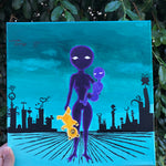 Leaving the Cosmic Venus Original Painting