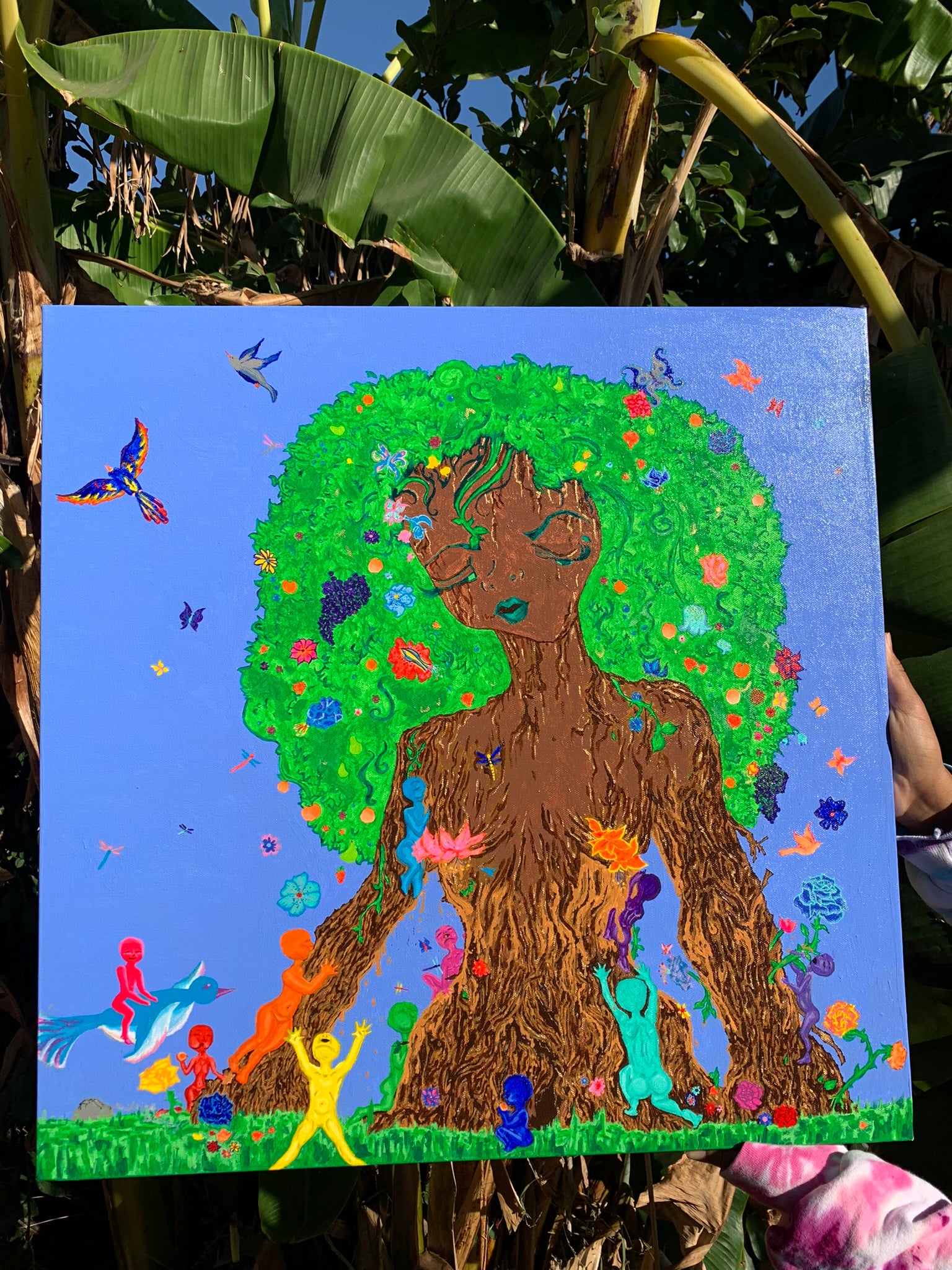 Mother Earth and all of her Children Original Painting