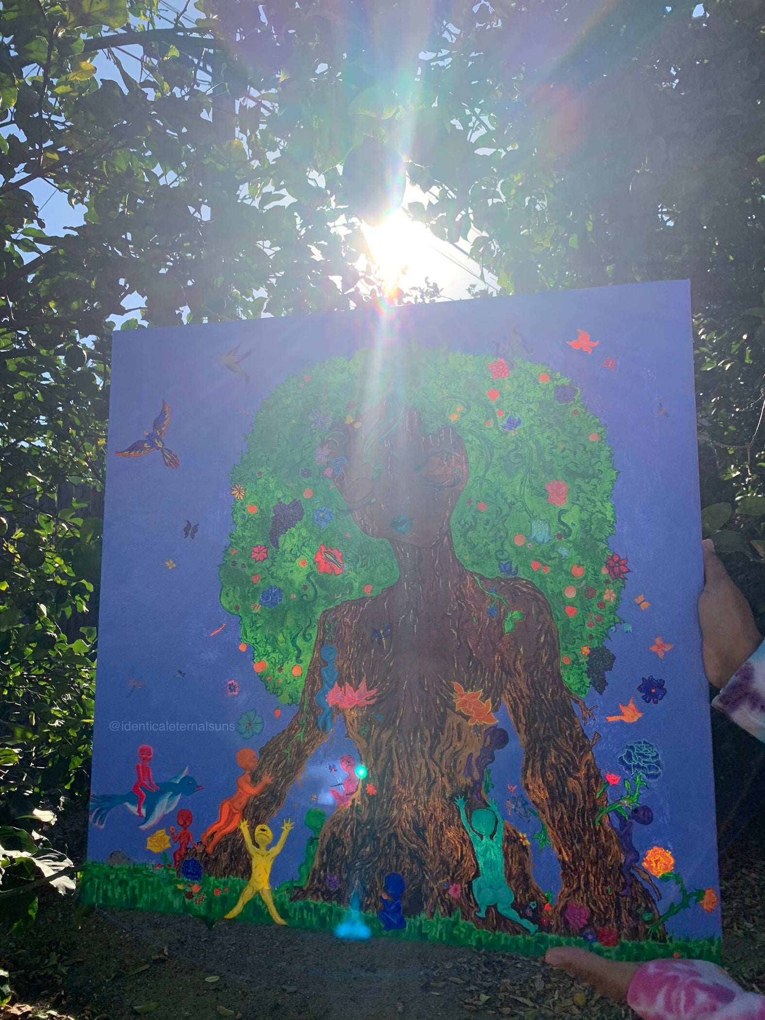 Mother Earth and all of her Children Original Painting