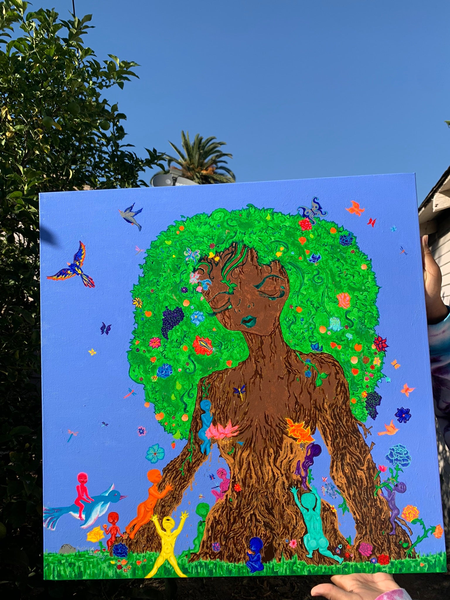 Mother Earth and all of her Children Original Painting