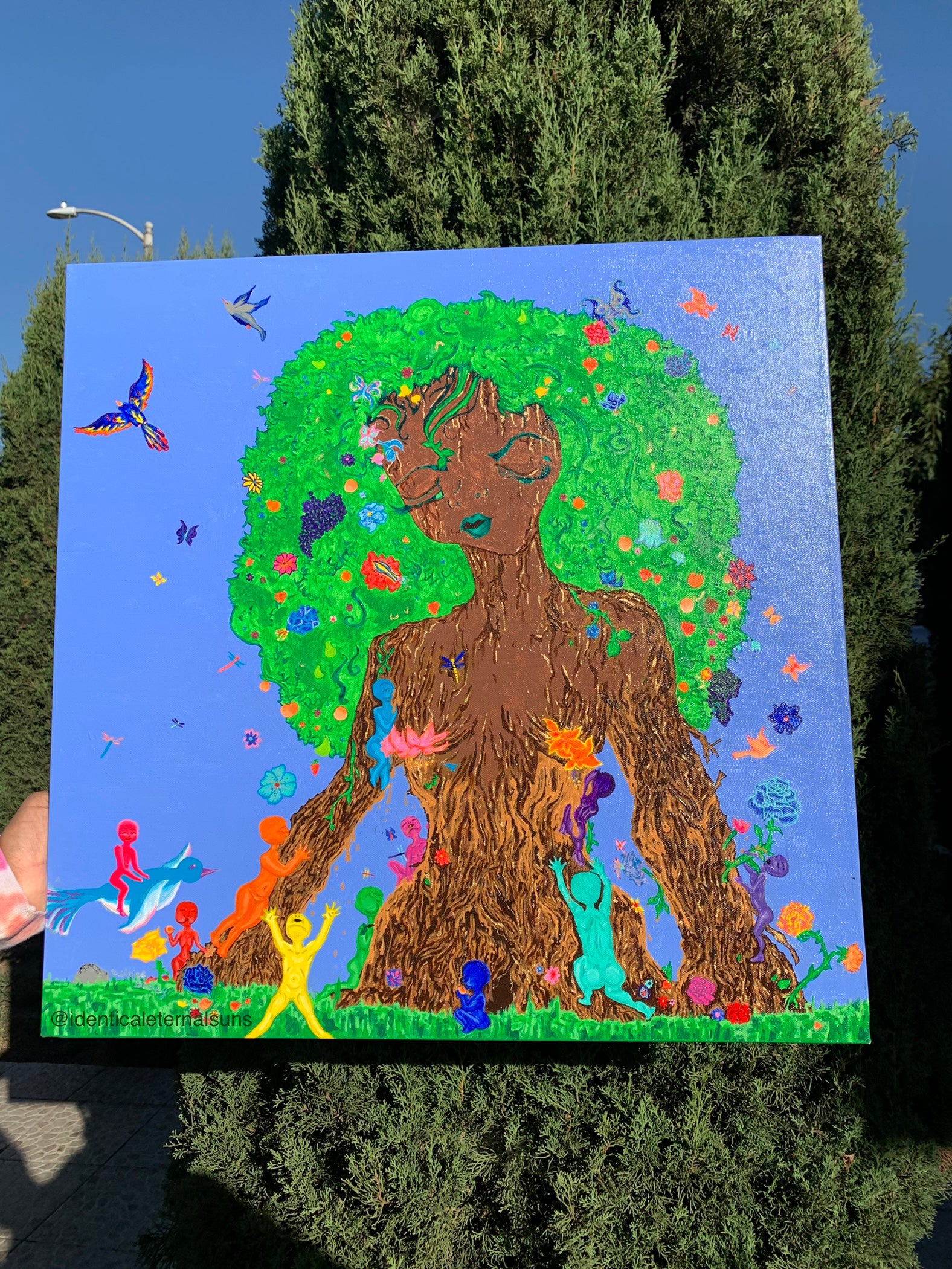 Mother Earth and all of her Children Original Painting