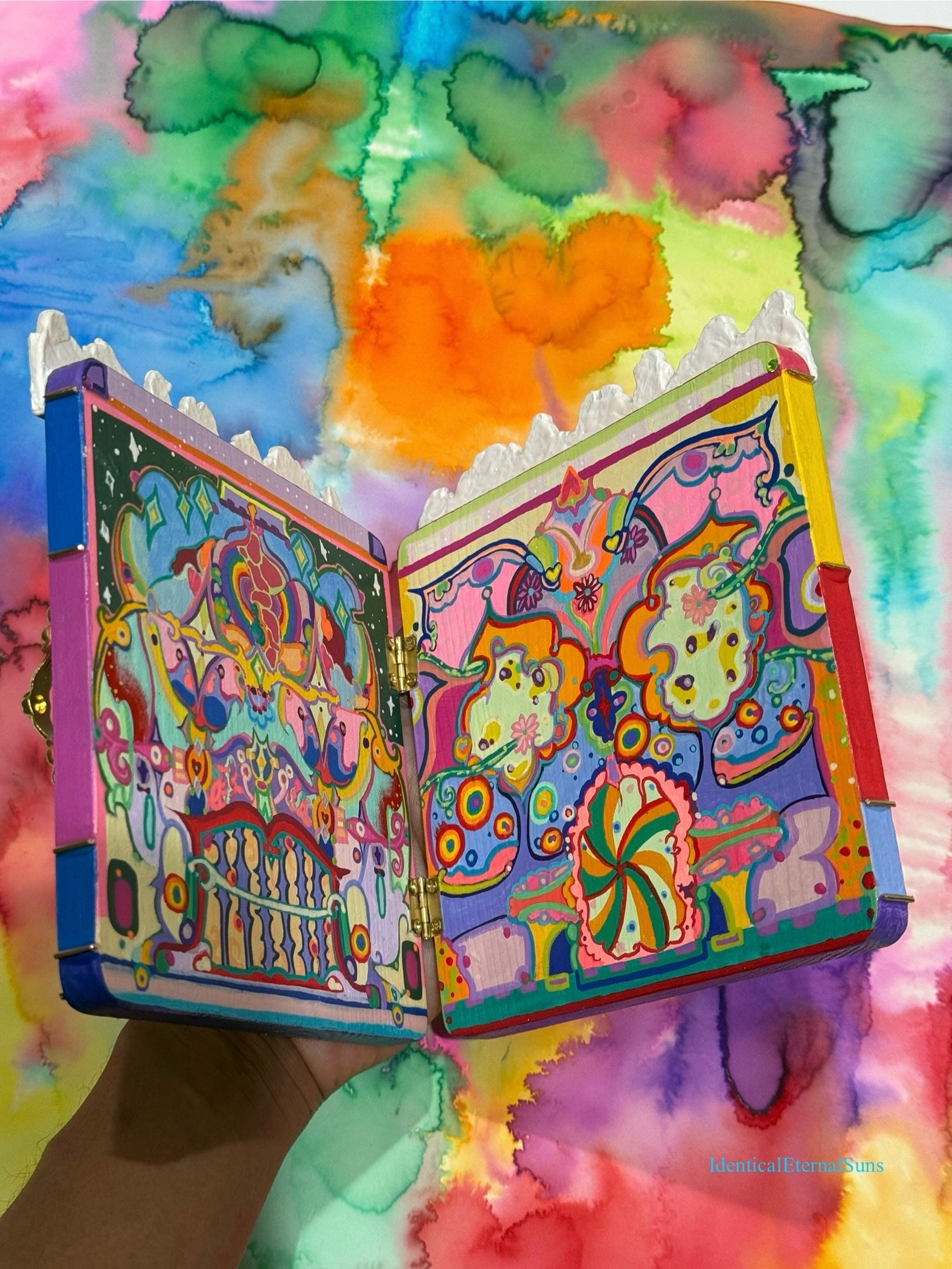 fantastical art, surreal paintings, whimsical artwork, colorful surrealism, detailed fantasy art, vibrant surreal art, highly detailed paintings, maximalist art, colorful fine art, imaginative paintings, dreamlike art, narrative art, expressive art, detailed contemporary art, bright fantasy paintings, intricate artwork, magical realism, pop surrealism, new contemporary art, art collector gift, unique wall art, gallery quality art, Anomaly, Anomalies, intensity, mystique, omnipresence, ominous, effervescent