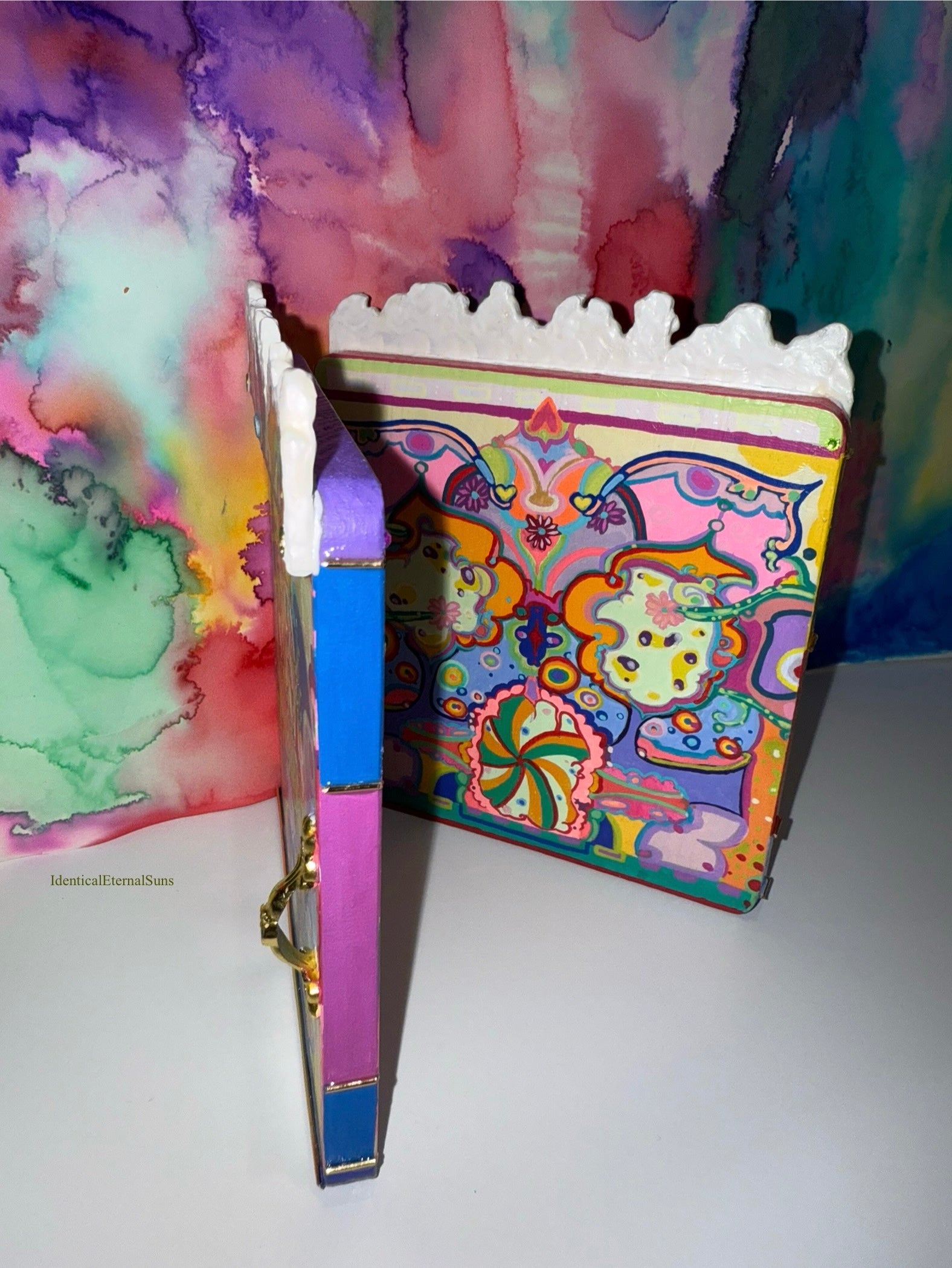 fantastical art, surreal paintings, whimsical artwork, colorful surrealism, detailed fantasy art, vibrant surreal art, highly detailed paintings, maximalist art, colorful fine art, imaginative paintings, dreamlike art, narrative art, expressive art, detailed contemporary art, bright fantasy paintings, intricate artwork, magical realism, pop surrealism, new contemporary art, art collector gift, unique wall art, gallery quality art, Anomaly, Anomalies, intensity, mystique, omnipresence, ominous, effervescent