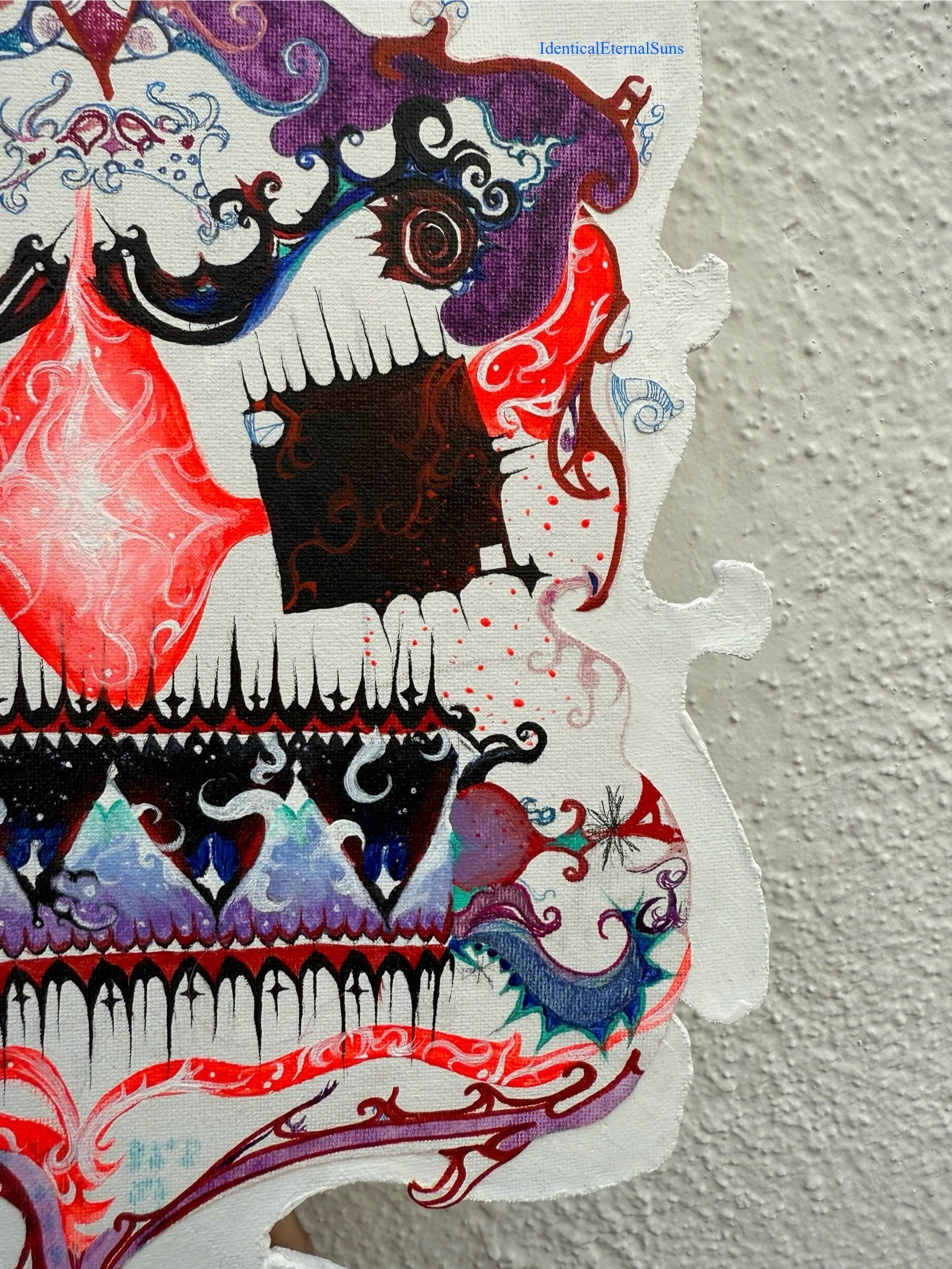Benjamin the Grumpy Nutcracker Original Painting, Identicaleternalsuns, art collection, art buyer, Denley Twins, Nutcracker, amusement, joy, jolly art, happiness, details, colorful, rainbow, inner child healing, heart felt creations, heartfelt, deep feelings, orchestra art, nut cracker art, detailing, Whimsical art, radiant, otherworldly paintings, glorious art, fantastical, eternal, divine, visionary, Dreamy, heavenly, cosmic, wonderland, euphoria, identicaleternalsuns, playful art, Ecstatic art