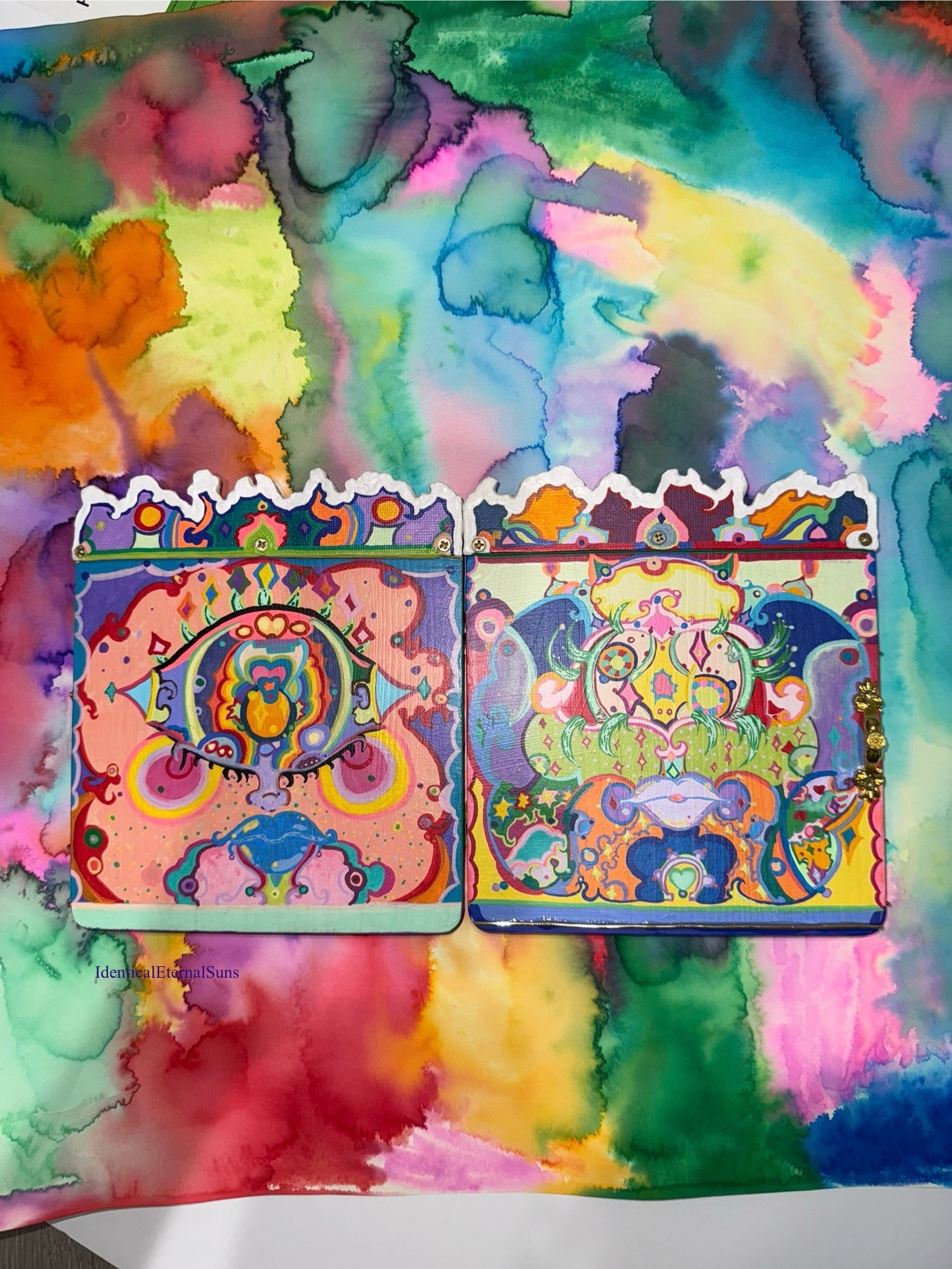fantastical art, surreal paintings, whimsical artwork, colorful surrealism, detailed fantasy art, vibrant surreal art, highly detailed paintings, maximalist art, colorful fine art, imaginative paintings, dreamlike art, narrative art, expressive art, detailed contemporary art, bright fantasy paintings, intricate artwork, magical realism, pop surrealism, new contemporary art, art collector gift, unique wall art, gallery quality art, Anomaly, Anomalies, intensity, mystique, omnipresence, ominous, effervescent