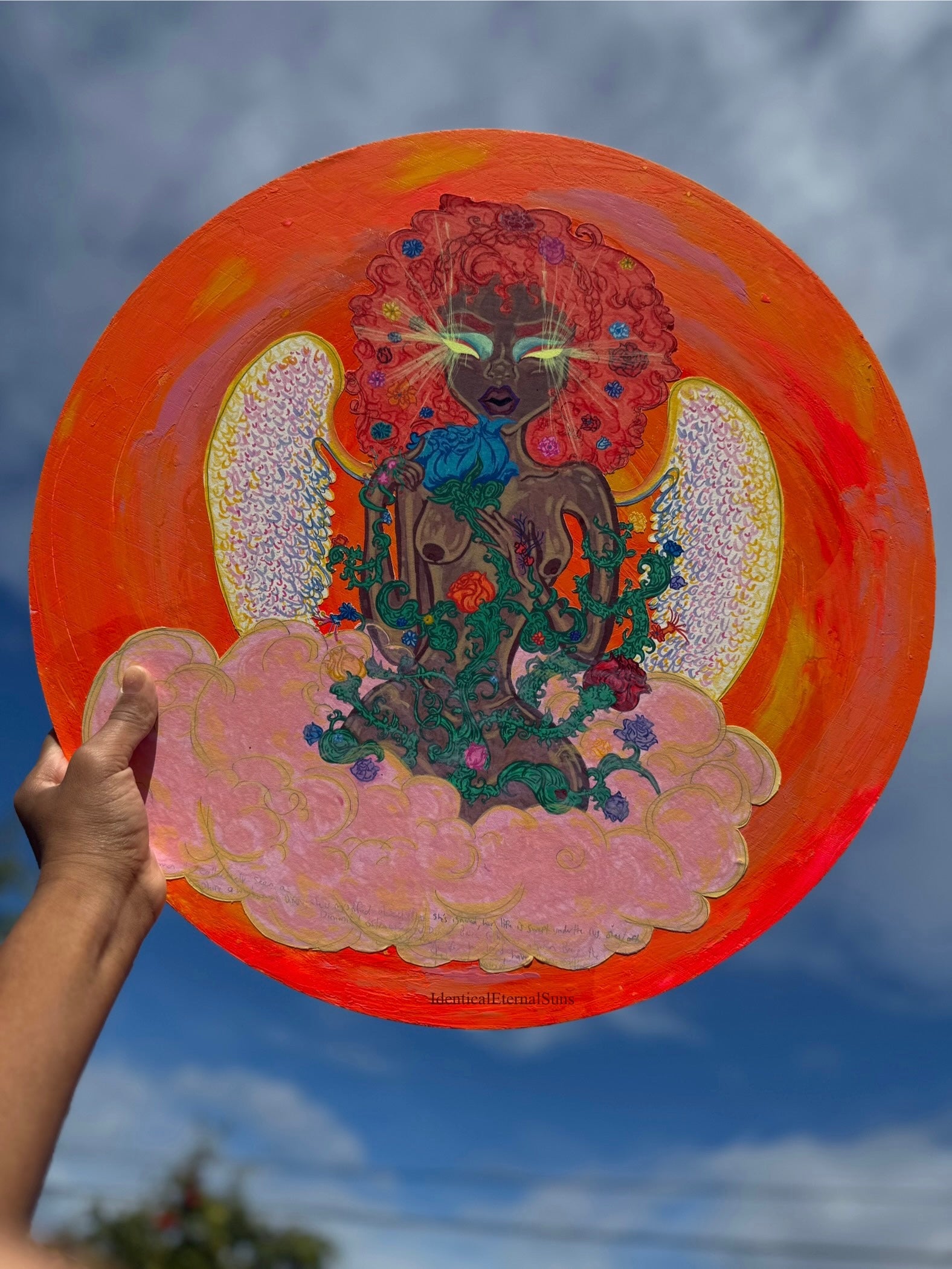 #RedSolarFlame #DivineFeminine #HealingArt #BeautyAndHarmony #SunsetMagic #FireAngel #SpiritualAwakening #HeartHealing #SacredFeminine #CosmicEnergy #SingingAngel #LoveAndLight #EmbraceTransformation #MysticalBeing #YourPower #ArtOfHealing #ManifestYourDreams #CreativeSpirit #VisionaryArt #EnergyArt #AwakenYourSpirit #ArtForTheSoul #SpiritualJourney #HealingVibes #PositiveEnergy #ArtisticExpression