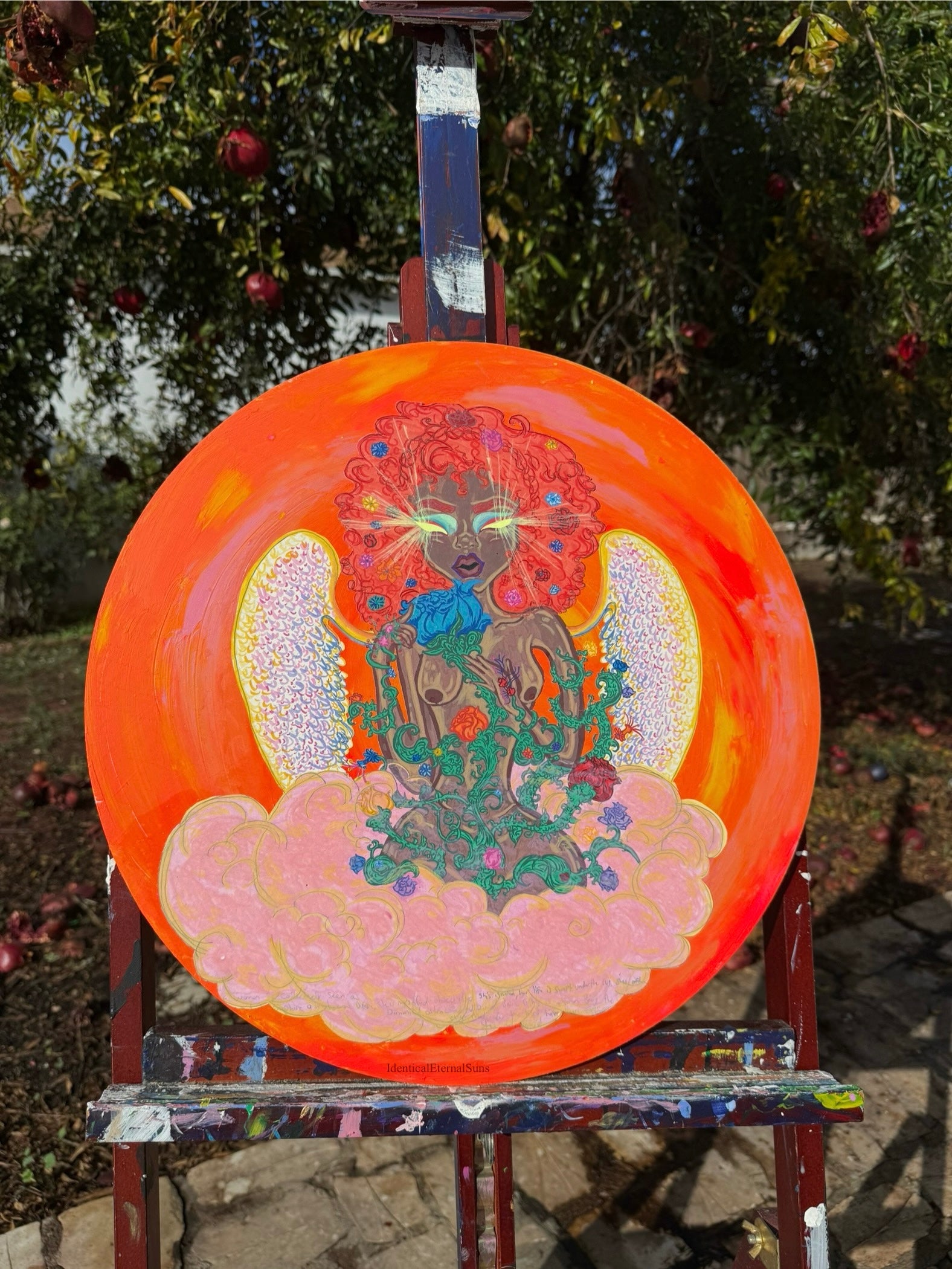 #RedSolarFlame #DivineFeminine #HealingArt #BeautyAndHarmony #SunsetMagic #FireAngel #SpiritualAwakening #HeartHealing #SacredFeminine #CosmicEnergy #SingingAngel #LoveAndLight #EmbraceTransformation #MysticalBeing #YourPower #ArtOfHealing #ManifestYourDreams #CreativeSpirit #VisionaryArt #EnergyArt #AwakenYourSpirit #ArtForTheSoul #SpiritualJourney #HealingVibes #PositiveEnergy #ArtisticExpression