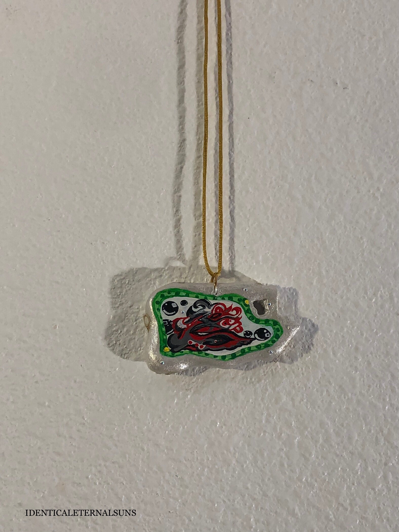Precious Ethereal Medallion Painted Necklaces