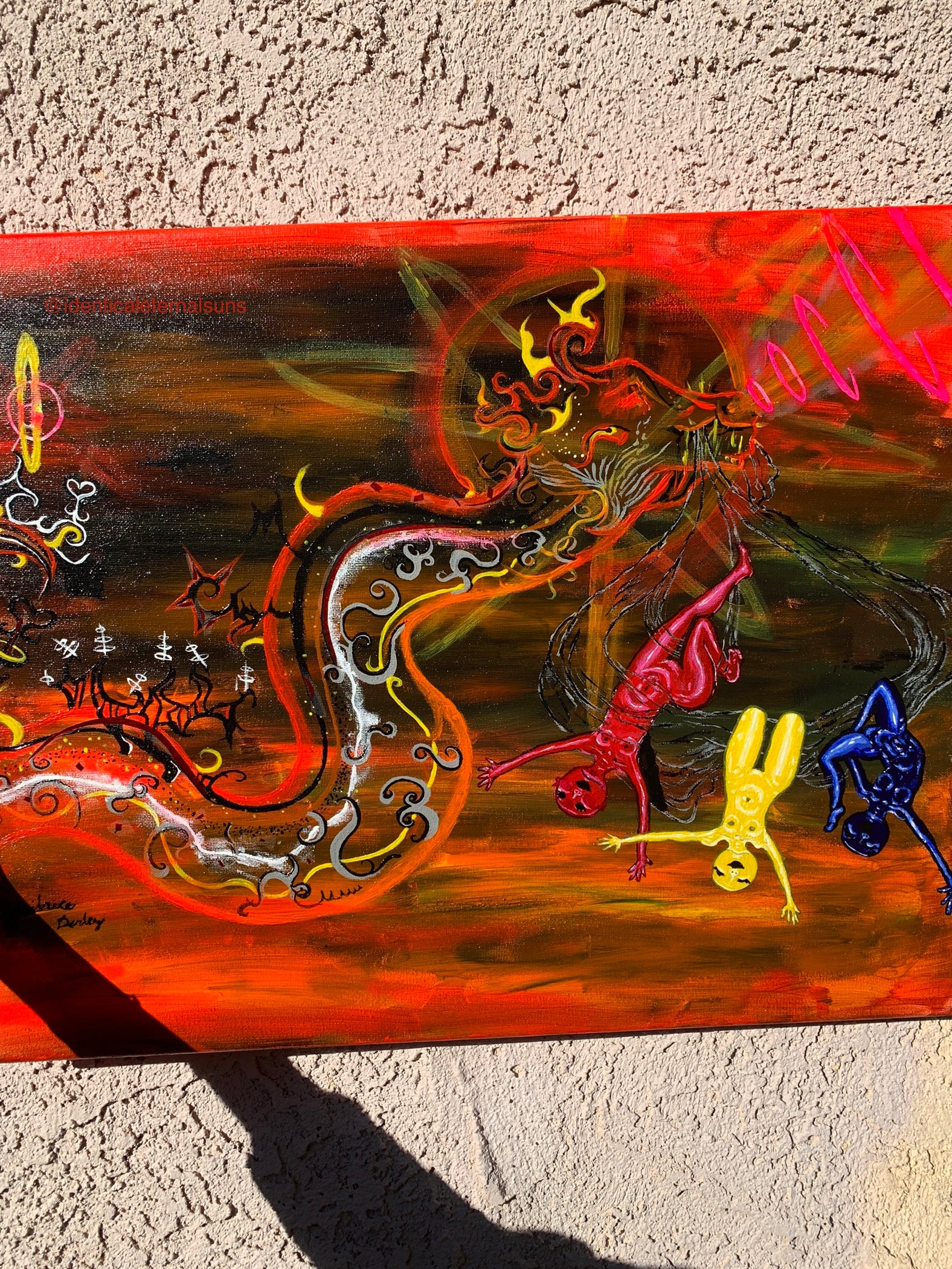 Fiery transcendence Original Painting