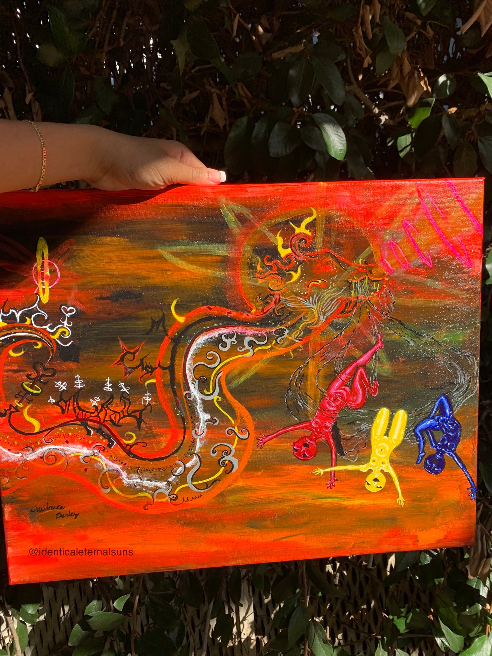 Fiery transcendence Original Painting