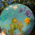 Kindred Spirits Sea Horse Lovers Original Painting