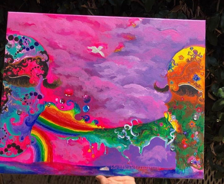 Garden of Eden Love Original Painting