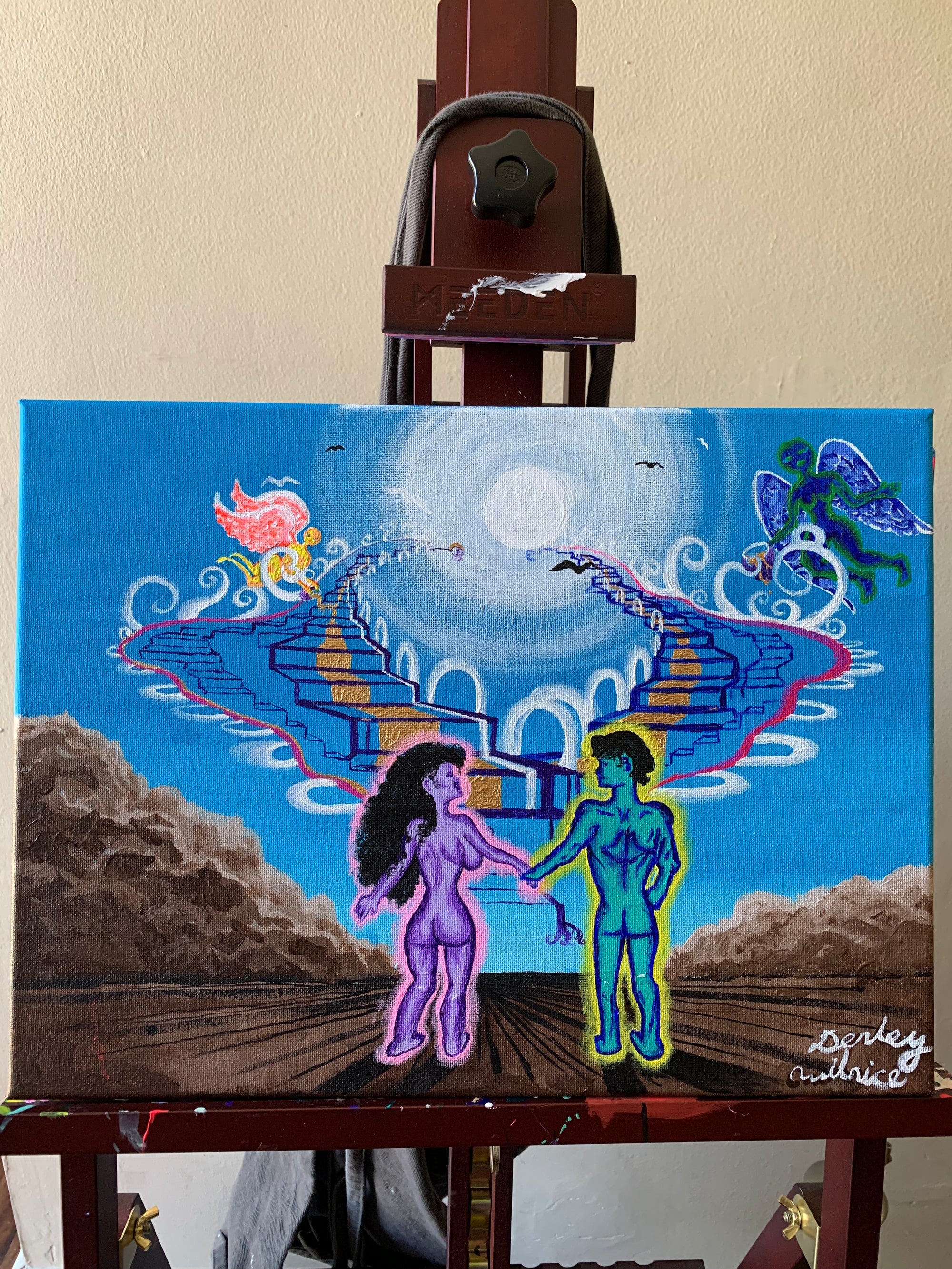 Me and you against the world Original Painting