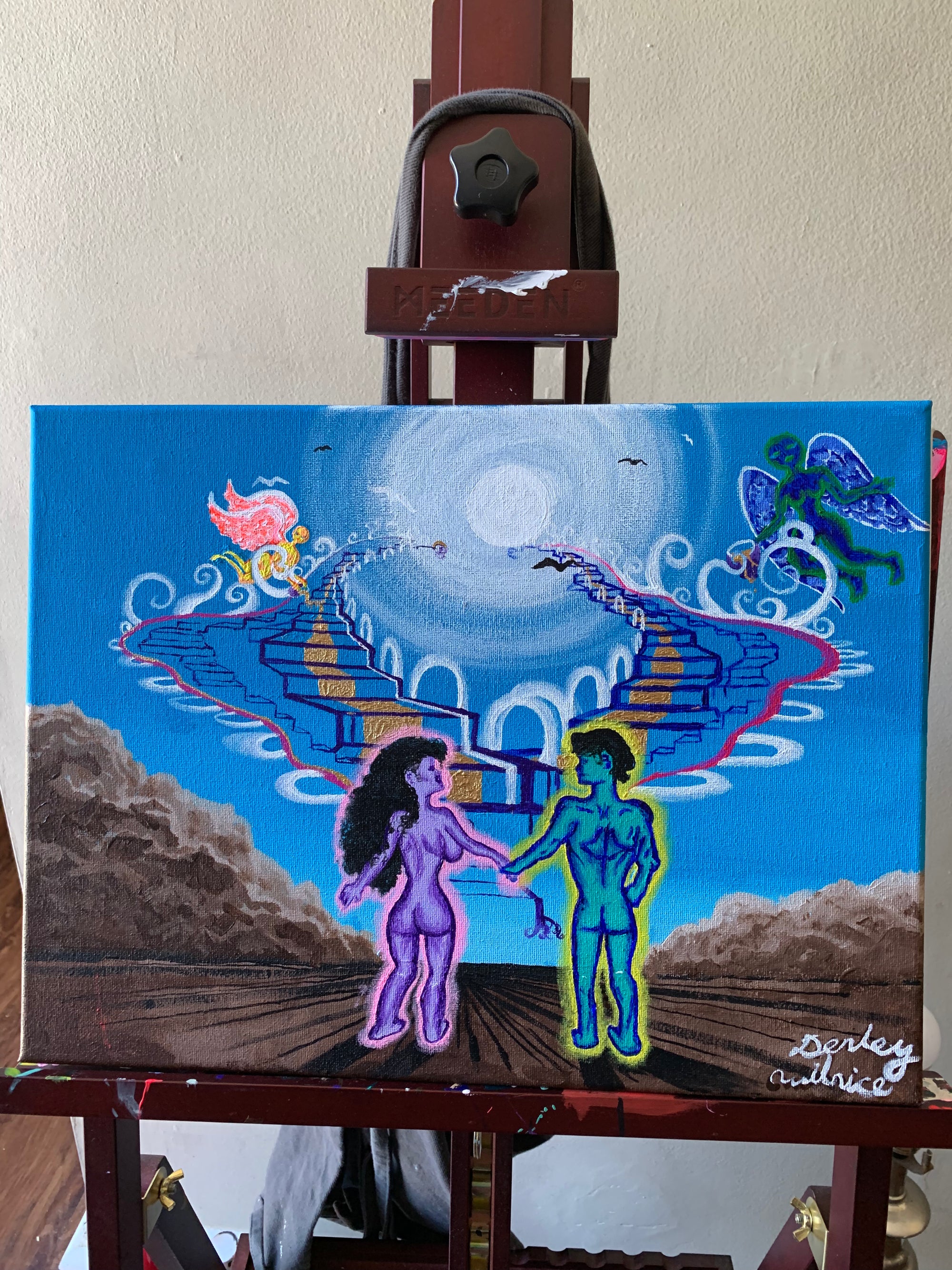 Me and you against the world Original Painting