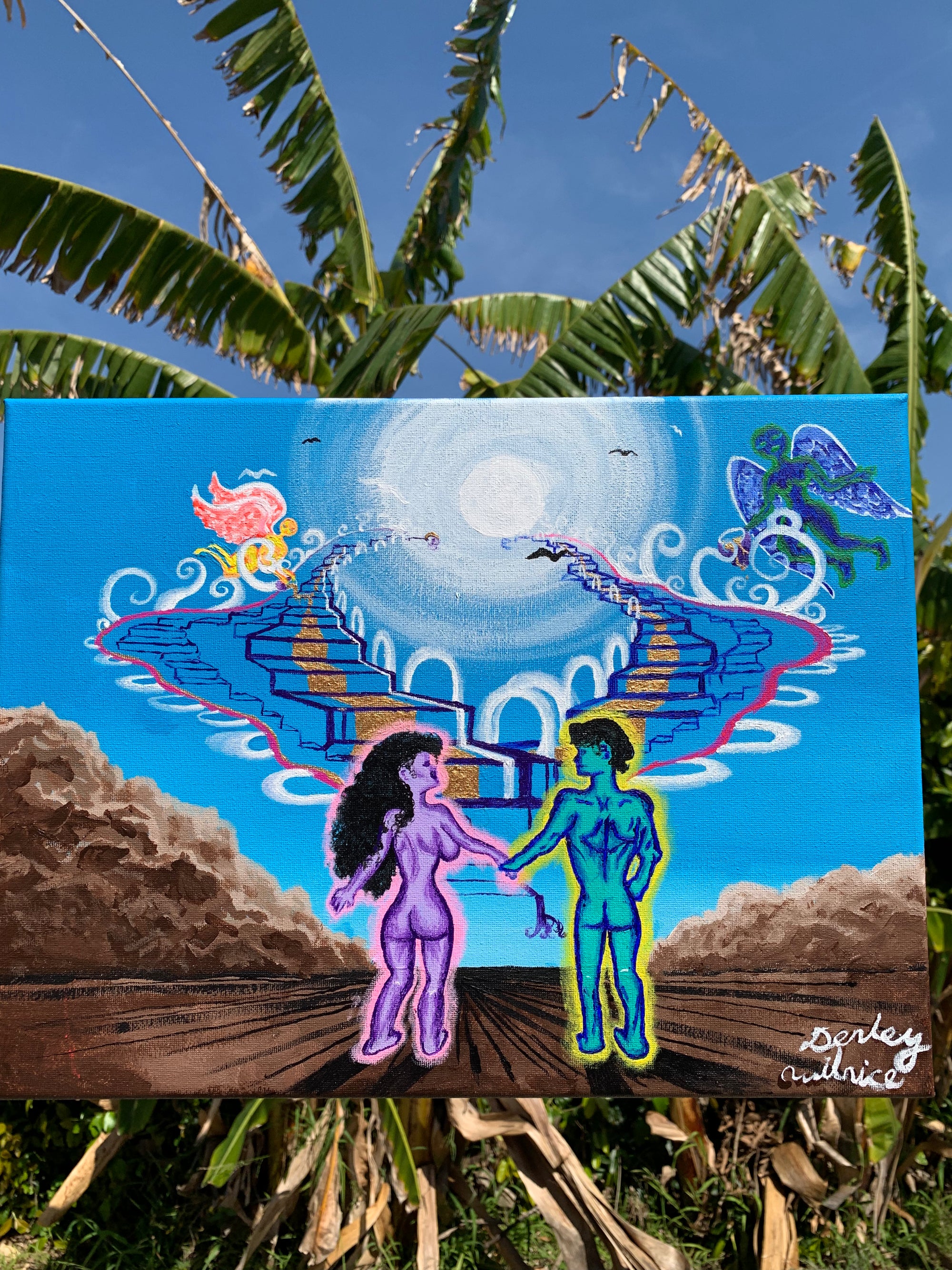 Me and you against the world Original Painting
