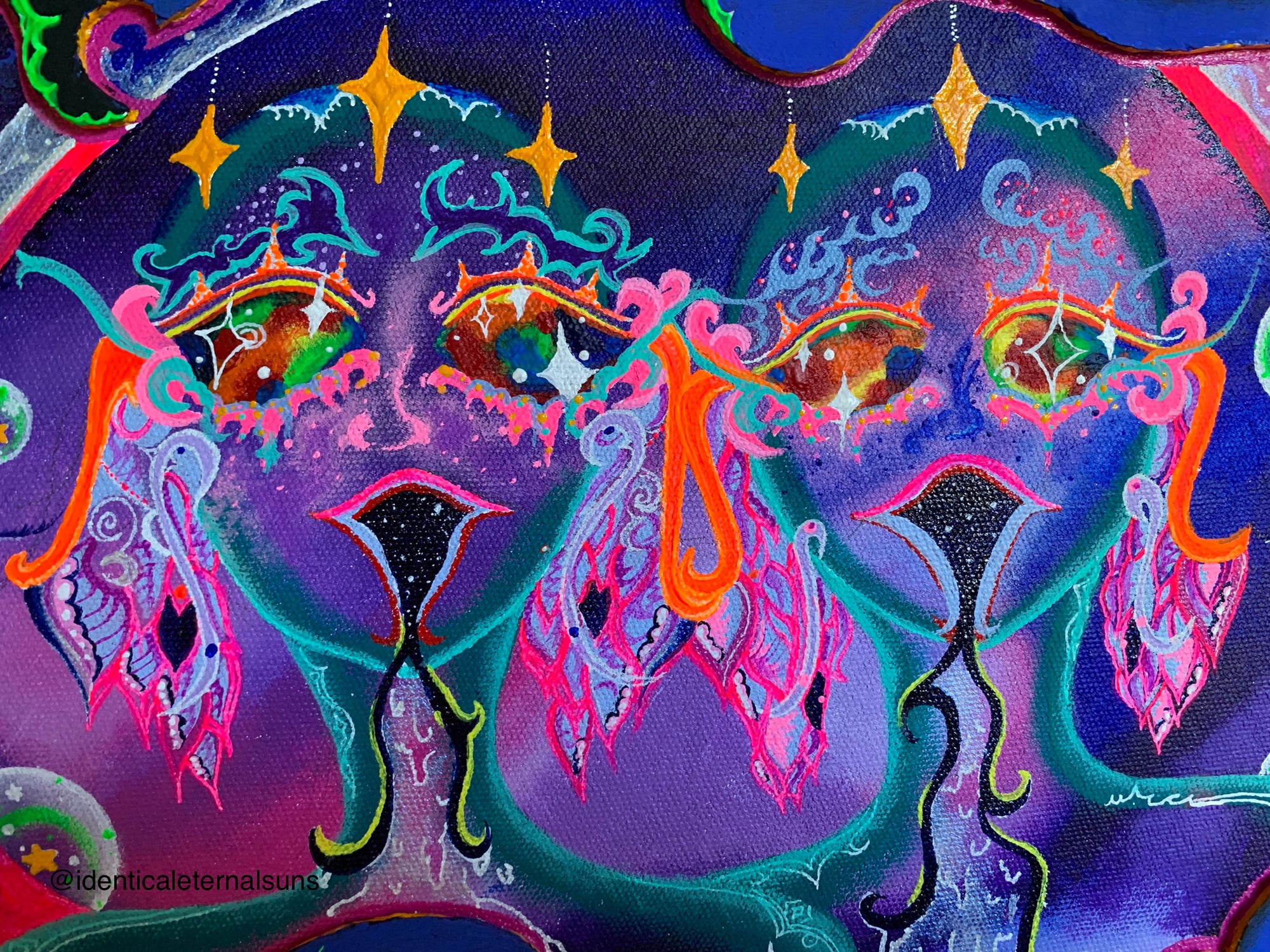 Ecstatic Childlike Excitement Original Painting