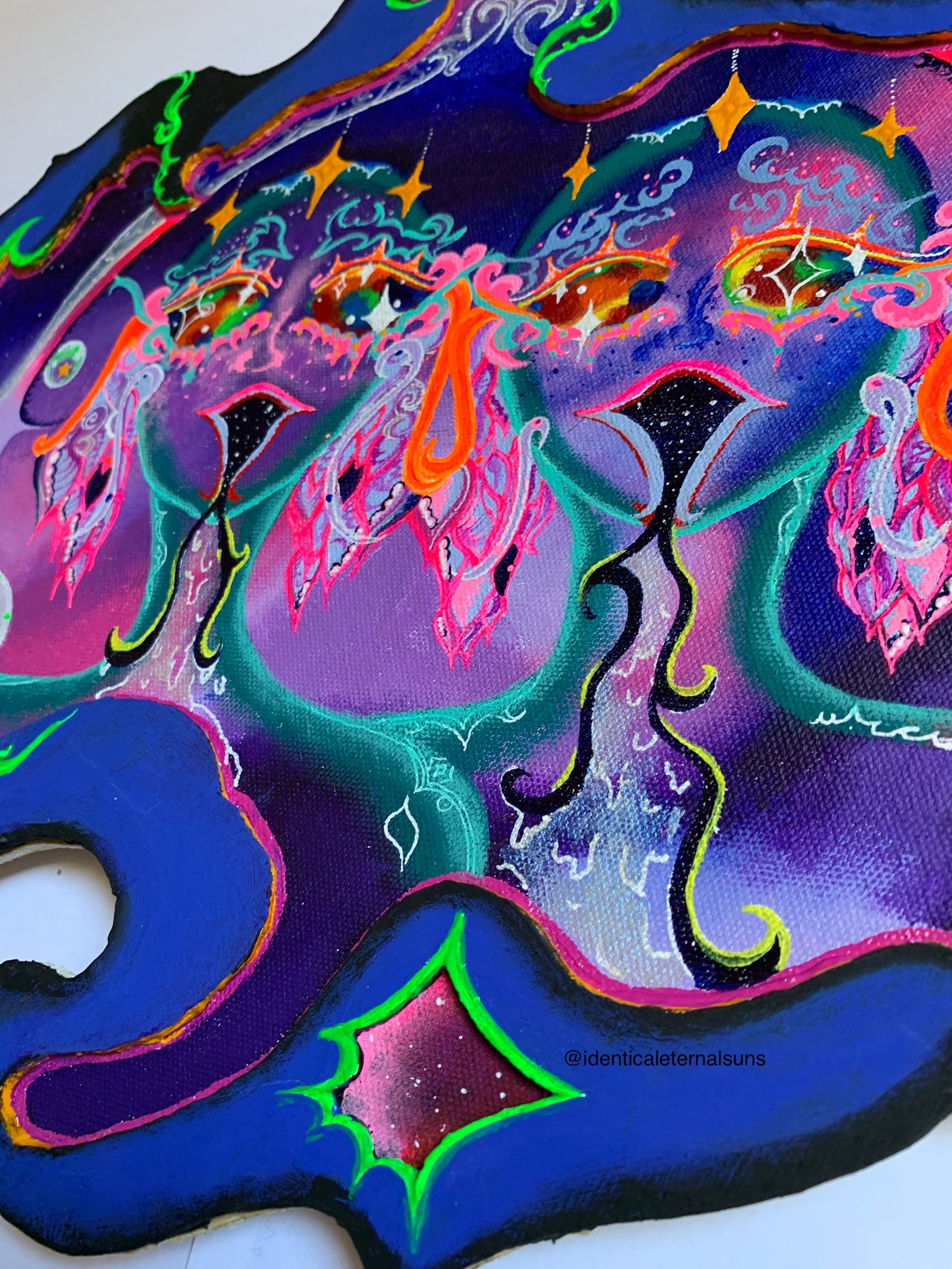 Ecstatic Childlike Excitement Original Painting