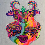 Heavenly Specimen Face #31 Drawing, Angelic realms, otherworldly, heavenly, angel face divinities, identicaleternalsuns, beautiful creatures, odd core, sacred, spiritual, divine, grace, creature, trippy, heavenly specimen, angel face, brilliance, drawing, ecstatic, glorious, love, precious, spiritual, new earth, pretty entities, DenleyTwins, Mixed media drawings, colorful drawings, detailed art, artwork, art design, whimsical illustrations, alien drawing, alien creature art, creature drawing, bizarre art