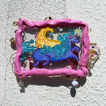 Unicorn, Unicorn Art, Horse painting, unique artwork, pink pony club, novelty, angelic, fantastical, ecstastic, joyful images, beautiful unicorn painting, celestial details, magic, majestic animals, baby animal art, adorable, kid core aesthetic, Sacred unicorn, periwinkle color, baby unicorn, unique wall hangings, novelty toy, adorable, surrealism, magical, fantastical artwork, joyful, unicorn painting fantastical art, surreal paintings, whimsical artwork, colorful surrealism, detailed fantasy art, vibrant 