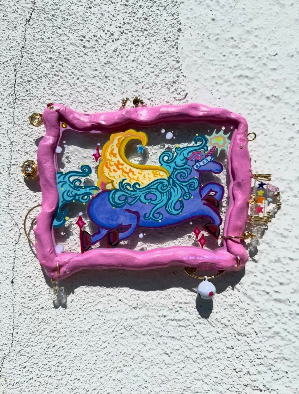 Unicorn, Unicorn Art, Horse painting, unique artwork, pink pony club, novelty, angelic, fantastical, ecstastic, joyful images, beautiful unicorn painting, celestial details, magic, majestic animals, baby animal art, adorable, kid core aesthetic, Sacred unicorn, periwinkle color, baby unicorn, unique wall hangings, novelty toy, adorable, surrealism, magical, fantastical artwork, joyful, unicorn painting fantastical art, surreal paintings, whimsical artwork, colorful surrealism, detailed fantasy art, vibrant 