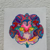 Heavenly Specimen Face #25 Drawing, Angelic realms, otherworldly, heavenly, angel face divinities, identicaleternalsuns, beautiful creatures, odd core, sacred, spiritual, divine, grace, creature, trippy, heavenly specimen, angel face, brilliance, drawing, ecstatic, glorious, love, precious, spiritual, new earth, pretty entities, DenleyTwins, Mixed media drawings, colorful drawings, detailed art, artwork, art design, whimsical illustrations, alien drawing, alien creature art, creature drawing, bizarre art