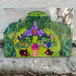 Viridiana Original Painting, Grounded, Sublime, self reliant, high self esteem, confidence, fresh energy, calm mind, wholeness within, inner peace, tranquility, breath of fresh air, abundance, full of life, nature lovers, plant lovers, divine feminine energy, gracefulness and poise