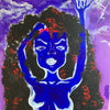 Blue girl of the sun Original Painting