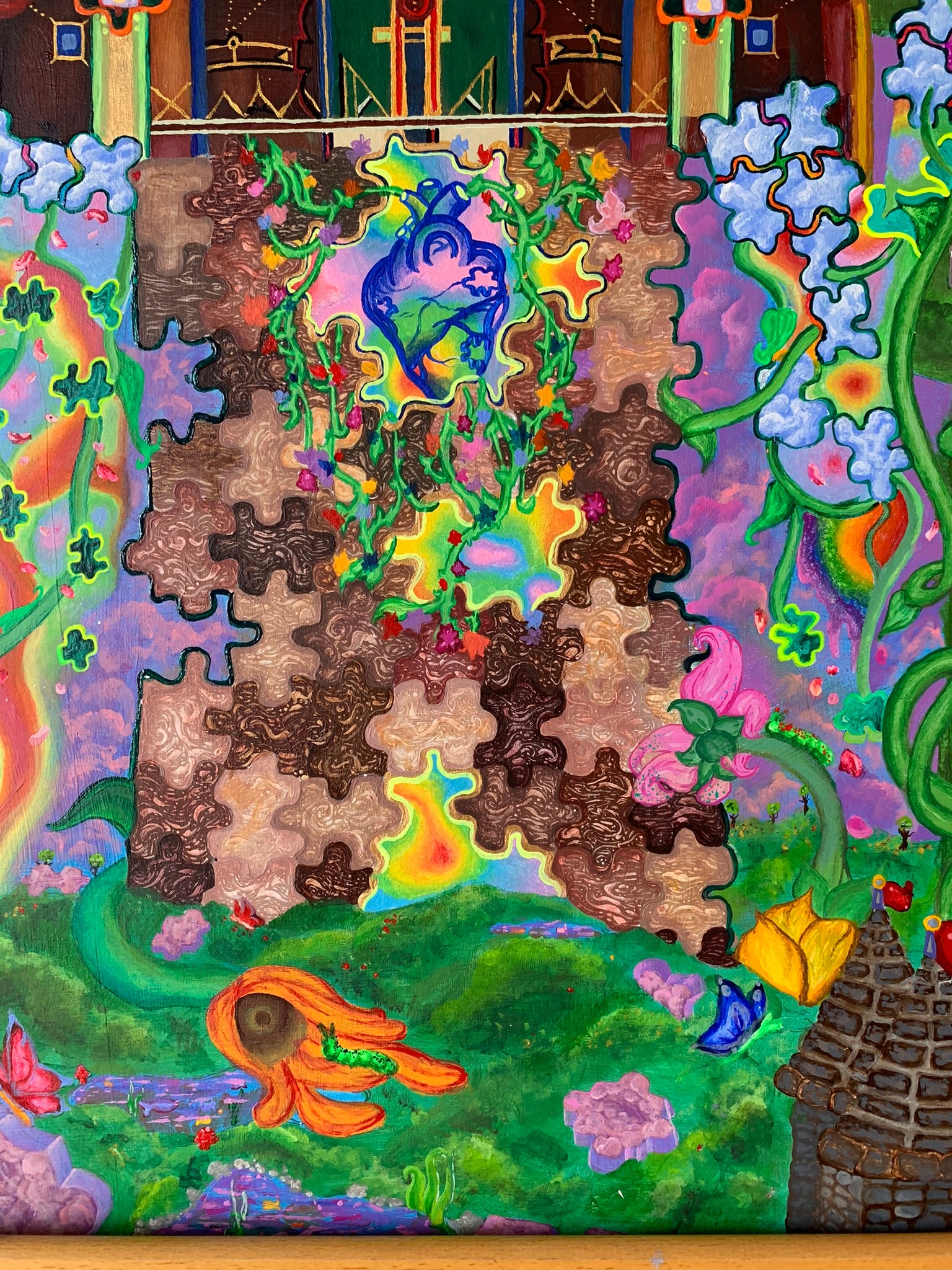 Identicaleternalsuns, DenleyTwins, whimsical Radiant otherworldly majestic glorious fantastical eternallove Ecstatic divine colorful light kidcore surrealism heartfelt musical artcollector heartopening heavenly intergalactic uniquefinds identicaleternalsuns supernatural wonderland euphoria soulevolution puzzlepieceman subconsciousmind growinpains ego egodeath spirituality transformation terrarium plantpainting gardengrove naturelovers fantasy identicaleternalsuns artist surrealism melancoly art, colorful