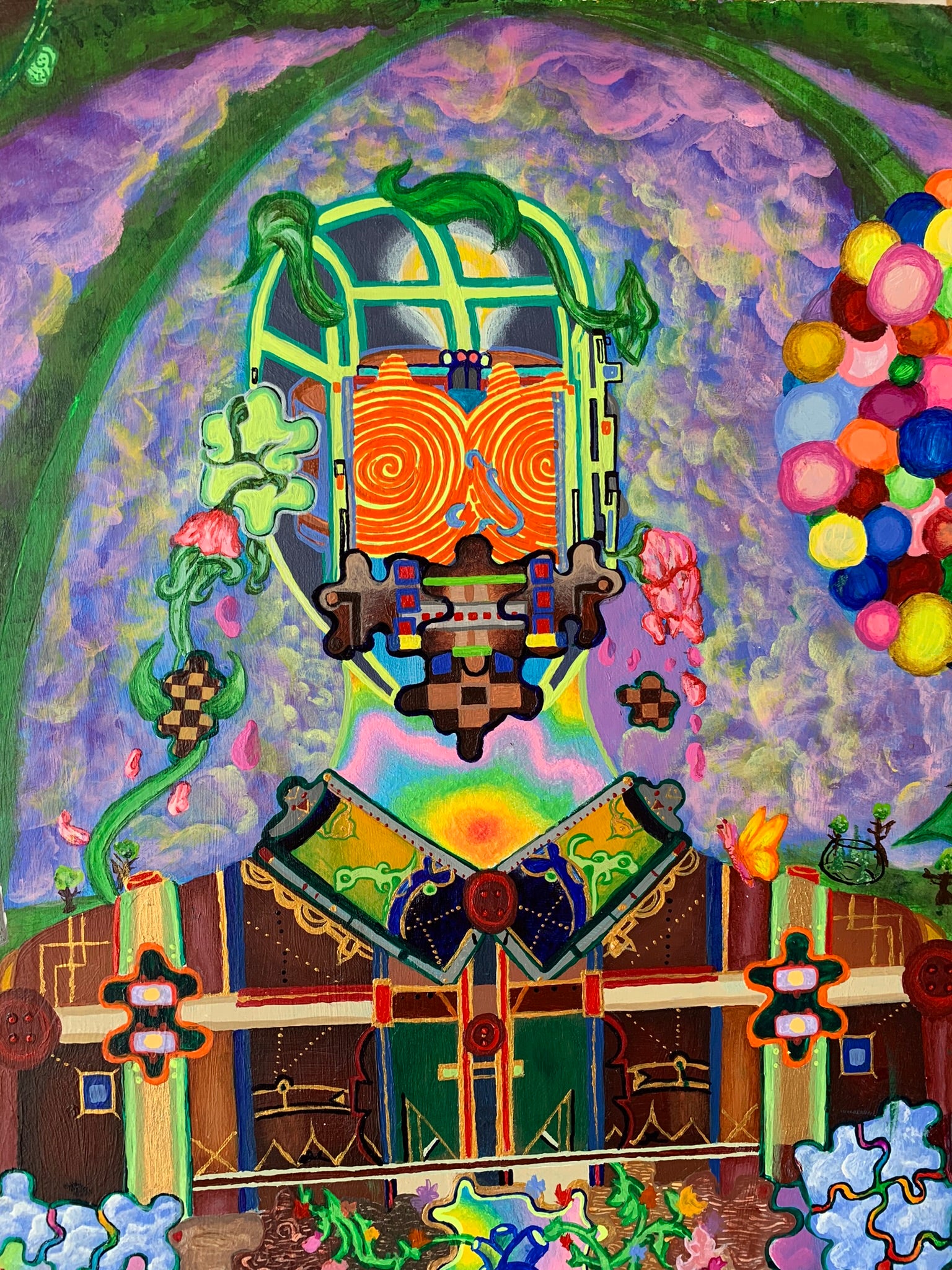 Identicaleternalsuns, DenleyTwins, whimsical Radiant otherworldly majestic glorious fantastical eternallove Ecstatic divine colorful light kidcore surrealism heartfelt musical artcollector heartopening heavenly intergalactic uniquefinds identicaleternalsuns supernatural wonderland euphoria soulevolution puzzlepieceman subconsciousmind growinpains ego egodeath spirituality transformation terrarium plantpainting gardengrove naturelovers fantasy identicaleternalsuns artist surrealism melancoly art, colorful