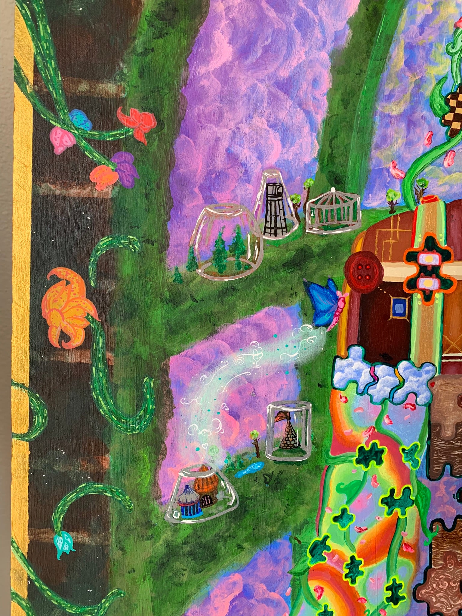 Identicaleternalsuns, DenleyTwins, whimsical Radiant otherworldly majestic glorious fantastical eternallove Ecstatic divine colorful light kidcore surrealism heartfelt musical artcollector heartopening heavenly intergalactic uniquefinds identicaleternalsuns supernatural wonderland euphoria soulevolution puzzlepieceman subconsciousmind growinpains ego egodeath spirituality transformation terrarium plantpainting gardengrove naturelovers fantasy identicaleternalsuns artist surrealism melancoly art, colorful