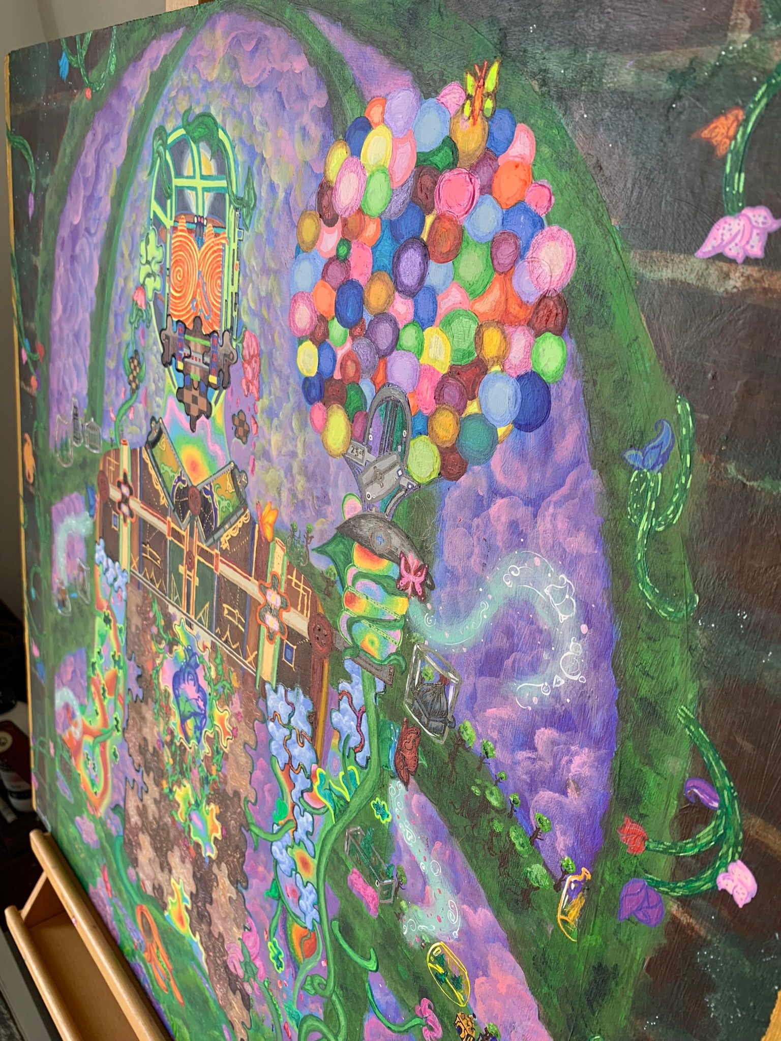 Identicaleternalsuns, DenleyTwins, whimsical Radiant otherworldly majestic glorious fantastical eternallove Ecstatic divine colorful light kidcore surrealism heartfelt musical artcollector heartopening heavenly intergalactic uniquefinds identicaleternalsuns supernatural wonderland euphoria soulevolution puzzlepieceman subconsciousmind growinpains ego egodeath spirituality transformation terrarium plantpainting gardengrove naturelovers fantasy identicaleternalsuns artist surrealism melancoly art, colorful