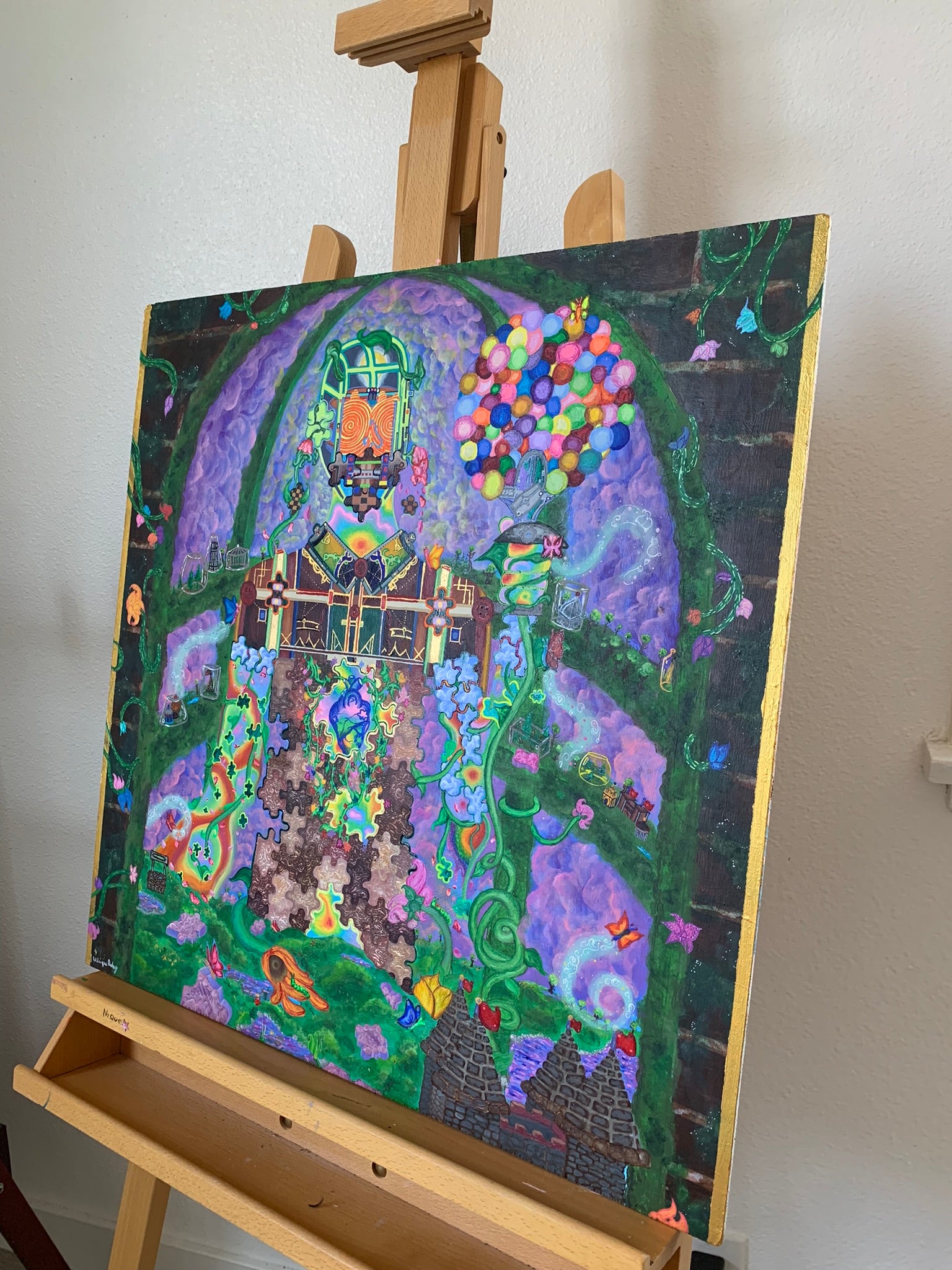 Identicaleternalsuns, DenleyTwins, whimsical Radiant otherworldly majestic glorious fantastical eternallove Ecstatic divine colorful light kidcore surrealism heartfelt musical artcollector heartopening heavenly intergalactic uniquefinds identicaleternalsuns supernatural wonderland euphoria soulevolution puzzlepieceman subconsciousmind growinpains ego egodeath spirituality transformation terrarium plantpainting gardengrove naturelovers fantasy identicaleternalsuns artist surrealism melancoly art, colorful