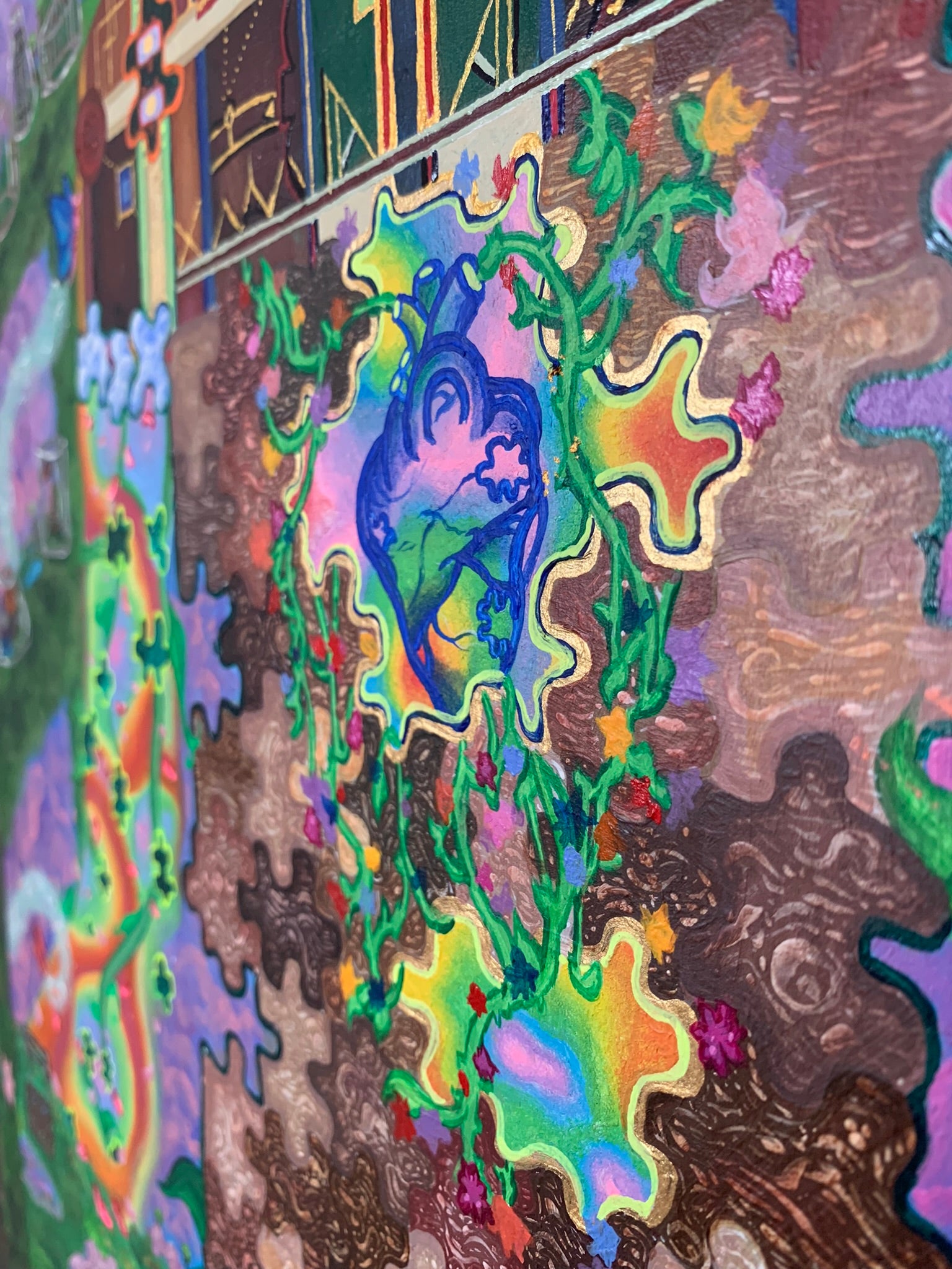 Identicaleternalsuns, DenleyTwins, whimsical Radiant otherworldly majestic glorious fantastical eternallove Ecstatic divine colorful light kidcore surrealism heartfelt musical artcollector heartopening heavenly intergalactic uniquefinds identicaleternalsuns supernatural wonderland euphoria soulevolution puzzlepieceman subconsciousmind growinpains ego egodeath spirituality transformation terrarium plantpainting gardengrove naturelovers fantasy identicaleternalsuns artist surrealism melancoly art, colorful