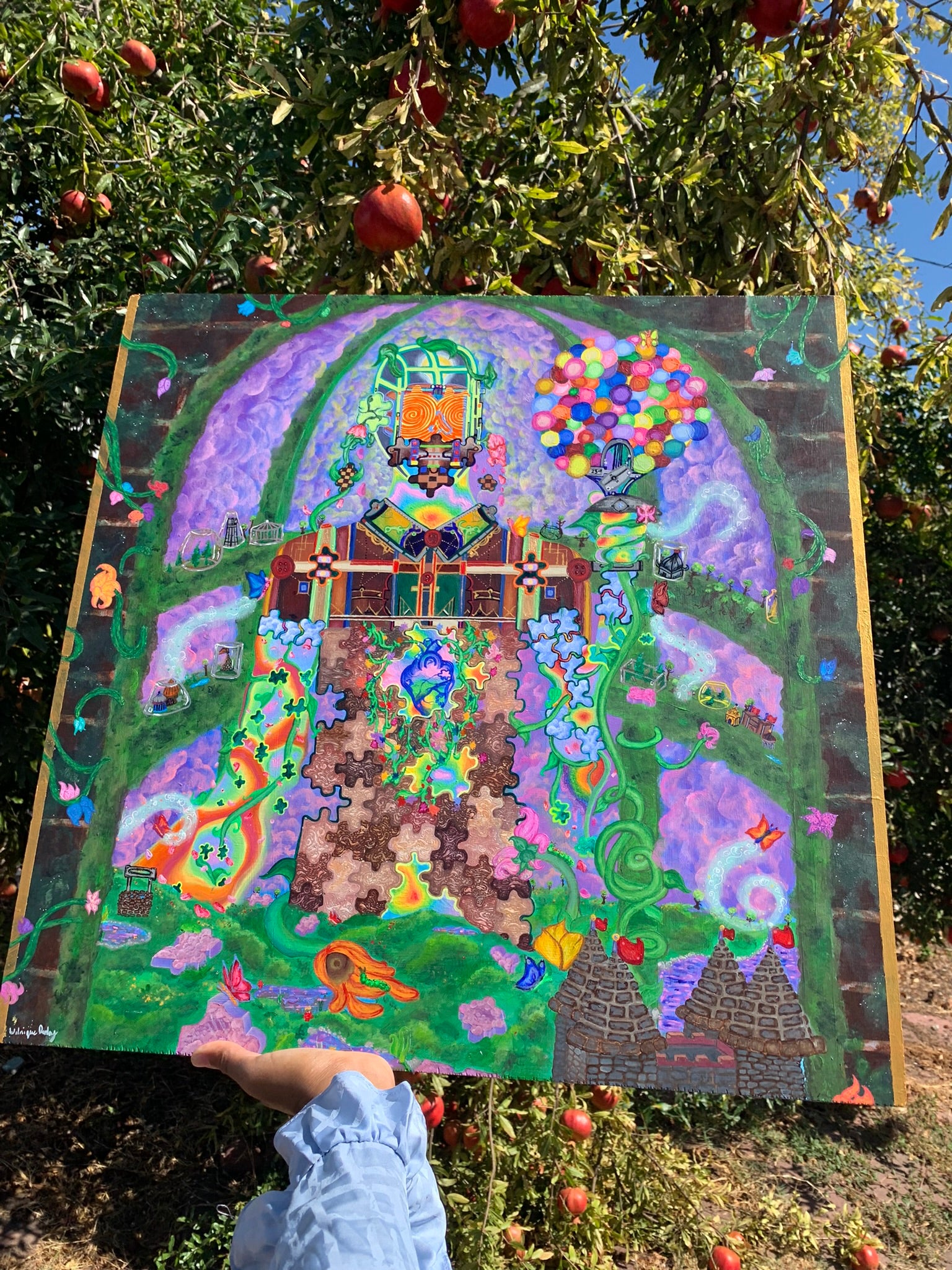 Identicaleternalsuns, DenleyTwins, whimsical Radiant otherworldly majestic glorious fantastical eternallove Ecstatic divine colorful light kidcore surrealism heartfelt musical artcollector heartopening heavenly intergalactic uniquefinds identicaleternalsuns supernatural wonderland euphoria soulevolution puzzlepieceman subconsciousmind growinpains ego egodeath spirituality transformation terrarium plantpainting gardengrove naturelovers fantasy identicaleternalsuns artist surrealism melancoly art, colorful