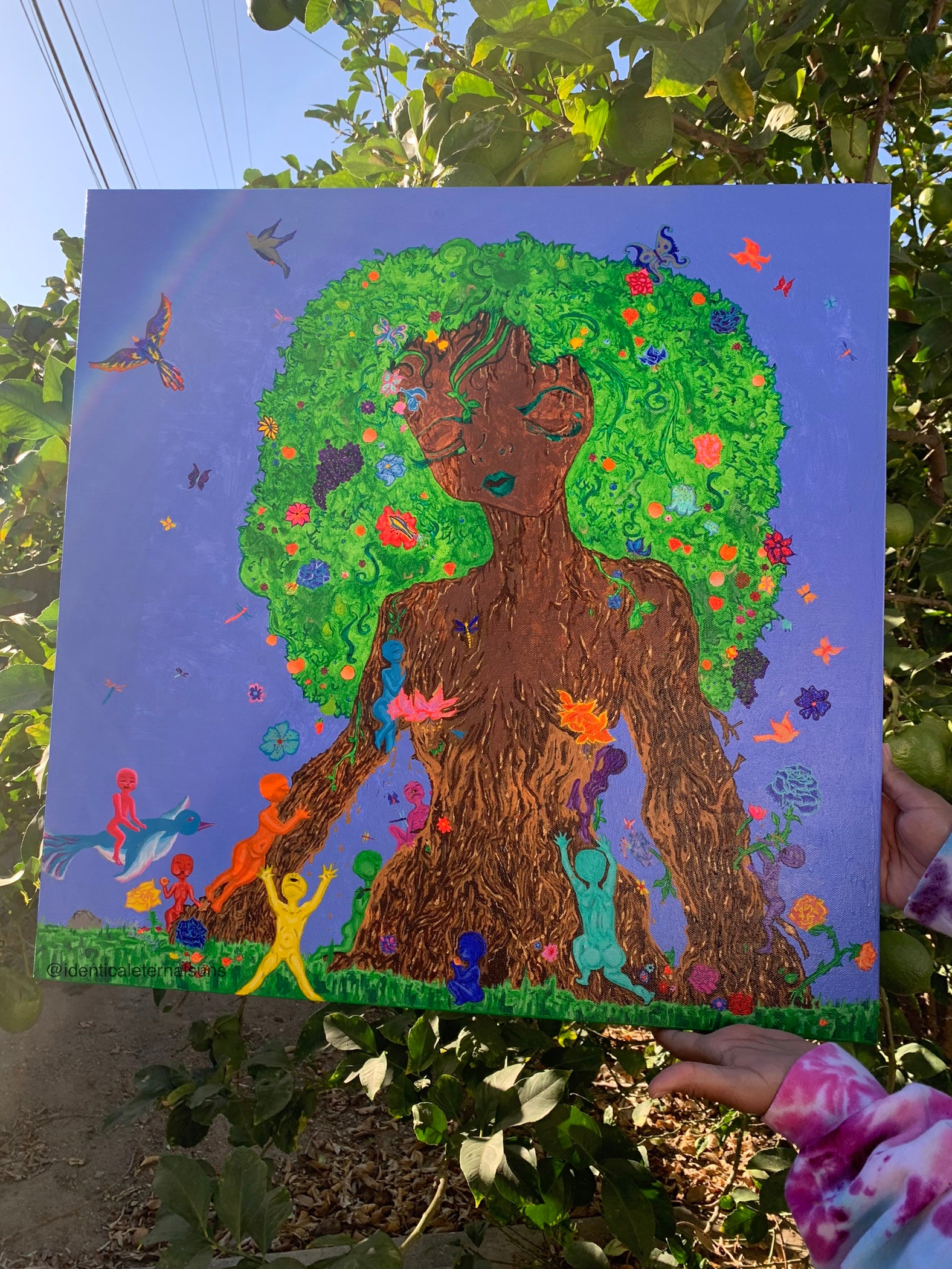 Mother Earth and all of her Children Original Painting