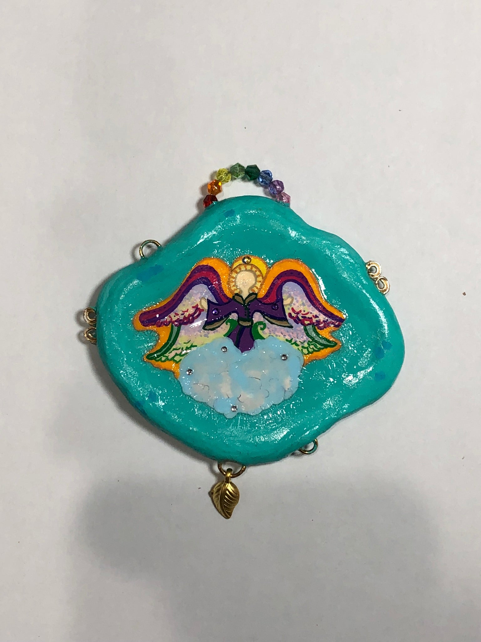 Angelic Wall Hangings, Angel Orb wall hanging with embellishments, Angelic wall hangings, enchanting wall art, celestial decor, heavenly artwork, magical, persuasive, vibrant, sacred beauty, radiant, uplifting joy, playful, whimsical, captivating, celestial charm, handmade, devotion, timeless treasure, awe-inspiring, versatile, keychains, purses, sanctuary, unique gift, friendship emblem, collectible, ethereal, delightful, trippy, heartfelt, good vibes, radiant aura, Delight, angel energy, 