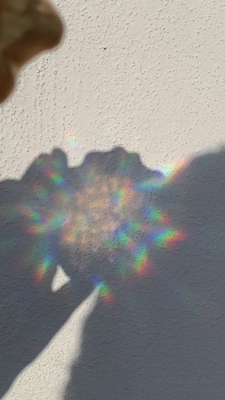 Sunny California, Peculiar objects, Unique treasures, Handmade keepsakes, Looking glass art, Unusual gifts, Identicaleternalsuns, Rare items for sale, Handmade glass art, Small business owners, Nurturing your inner child, Artistic novelties, Interactive art pieces, Surrealism decor, Colorful rainbow art, Rainbow rays décor, Rainbow light creations, Playful home decor, Dopamine decor ideas
